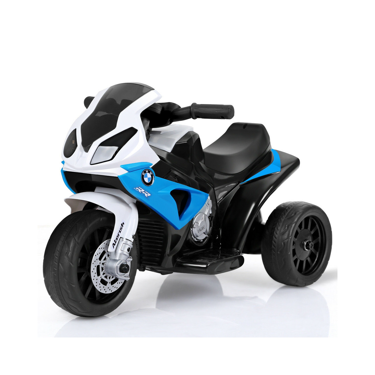 Gymax Kids Ride On Motorcycle BMW Licensed 6V Electric 3 Wheels Bicycle w/ Music&Light