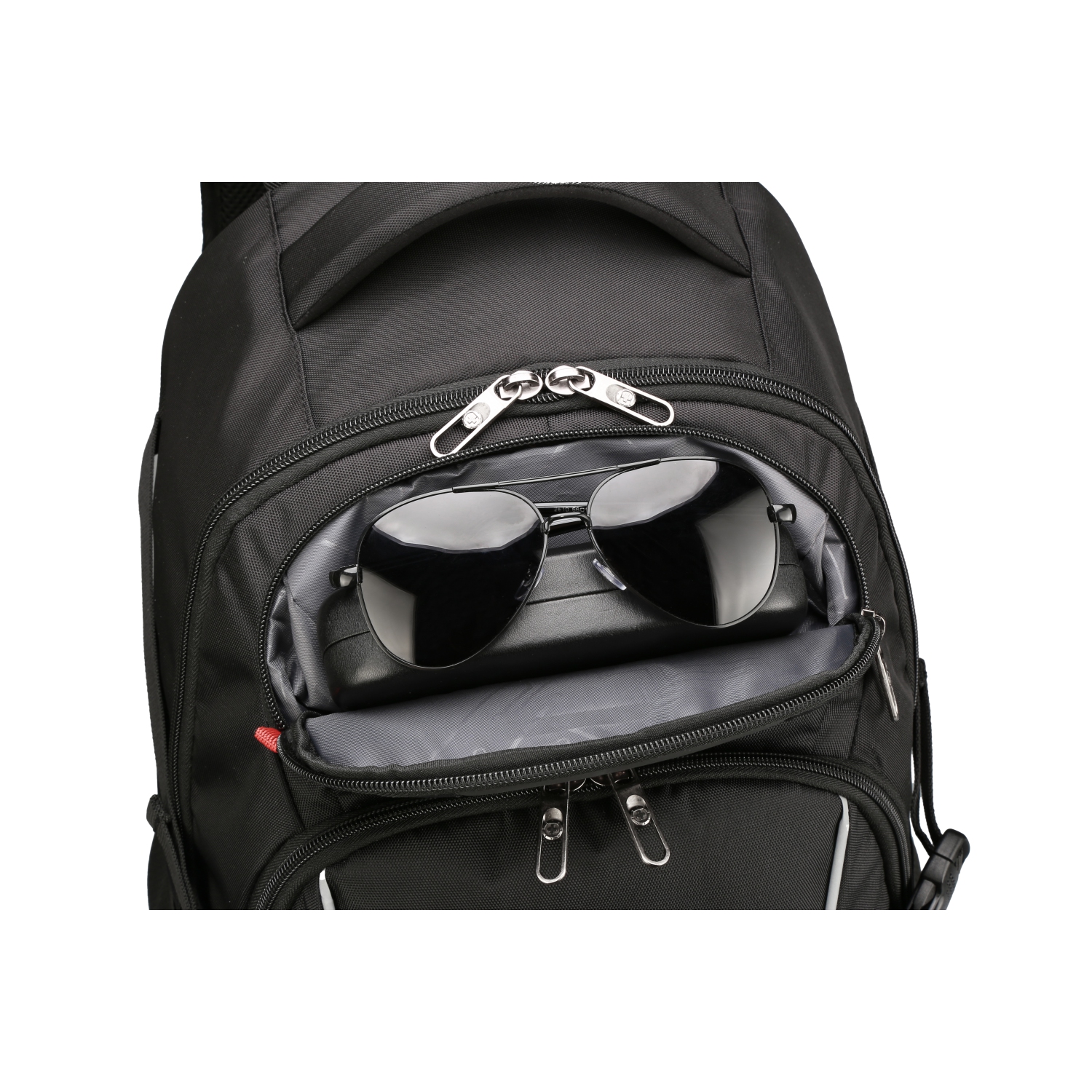 Swissdigital Kappel School Backpack – 17" Laptop Bag, SDD Finder, Add-A-Bag System, Reflective Trim, Multi-Pockets, Ergonomic