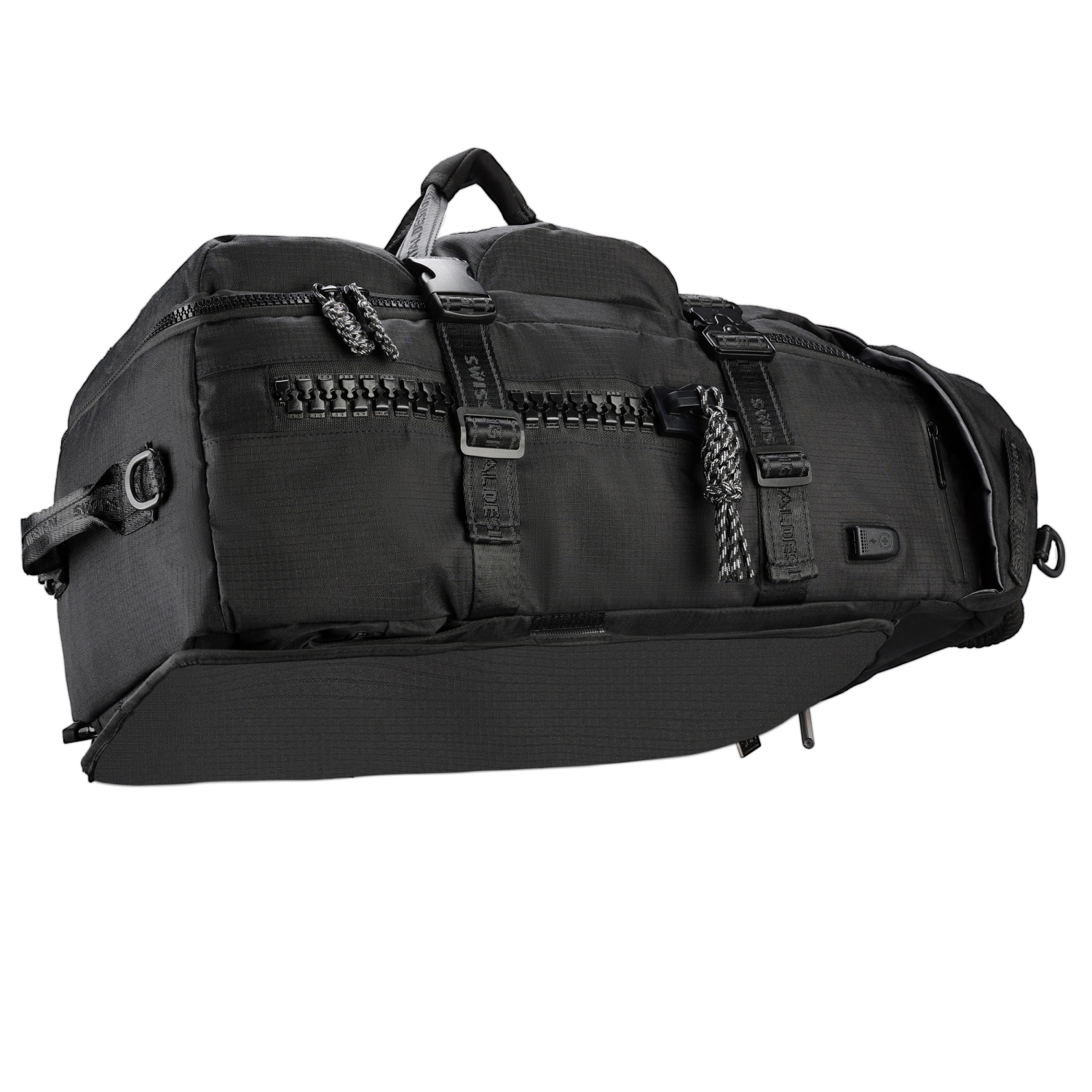 Swissdigital Balerna XL Backpack – 44L Bag, SDD Finder, Water-Resistant, Eco-Friendly, Hybrid System, Ski Travel Storage