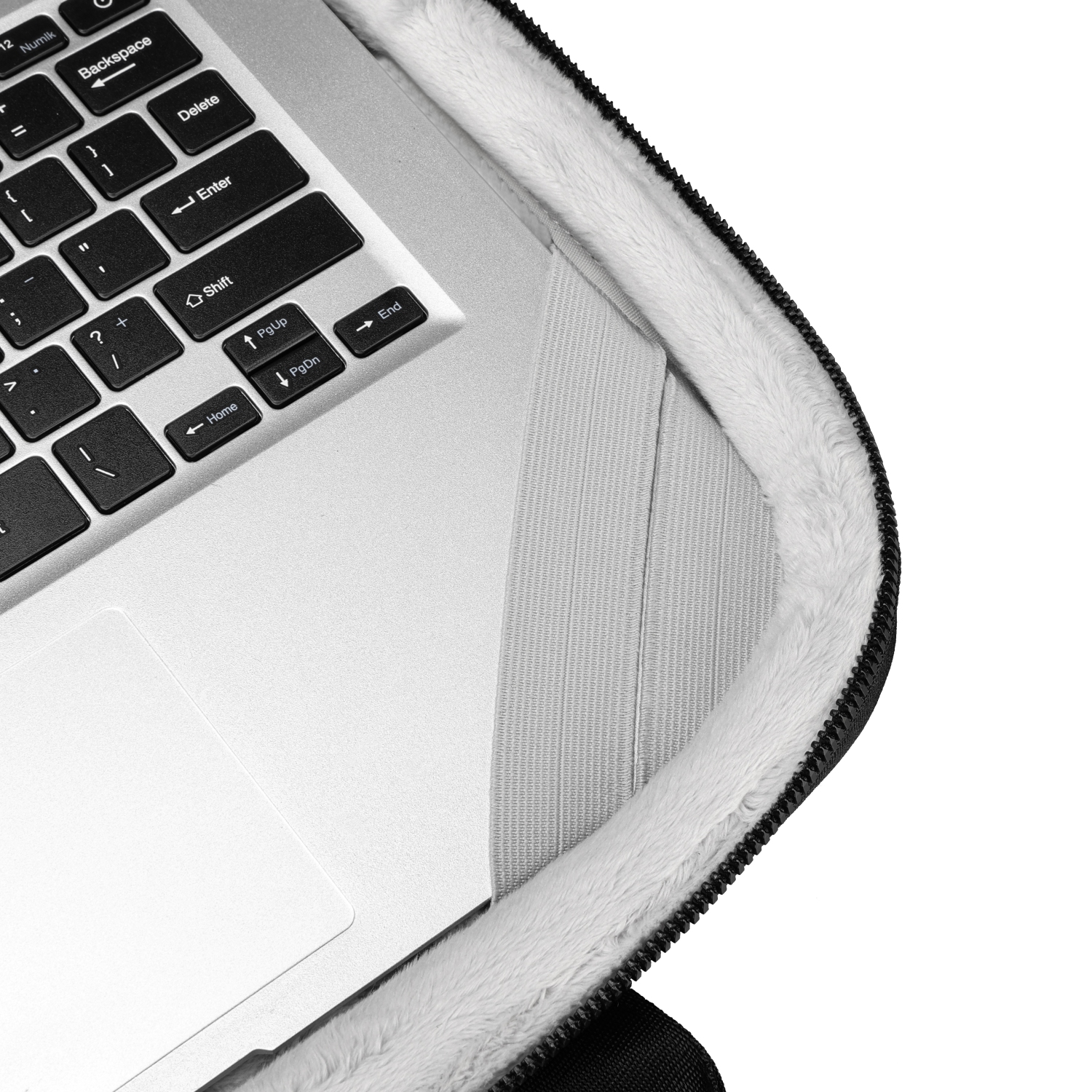 Swissdigital Bolligen 16" Laptop Sleeve Bag – USB Charging, Water-Repellent, Add-A-Bag System, Padded Protection, Travel