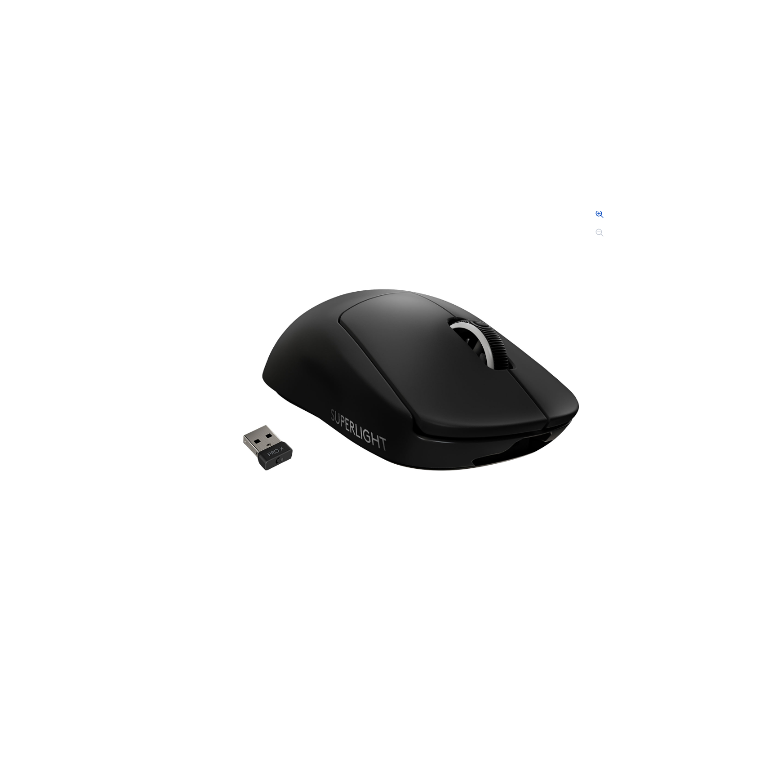 Refurbished (Good) Logitech G Pro X Superlight 25600 DPI Wireless HERO Optical Gaming Mouse - Black 910-005878