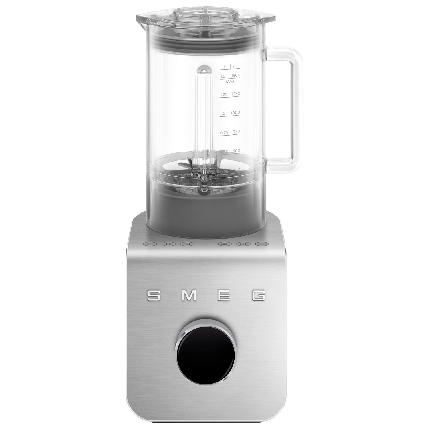 Mélangeur sur socle haute performance 1,5 l 1400 W de Smeg - Noir/Argenté