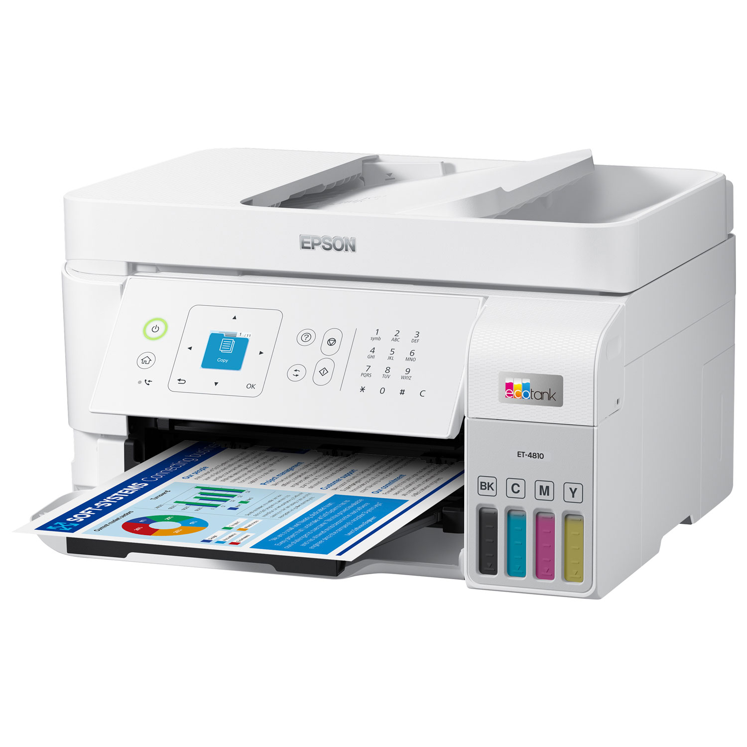 Imprimante à jet d'encre tout-en-un sans fil EcoTank ET-4810 d'Epson - Exclusivité Best Buy