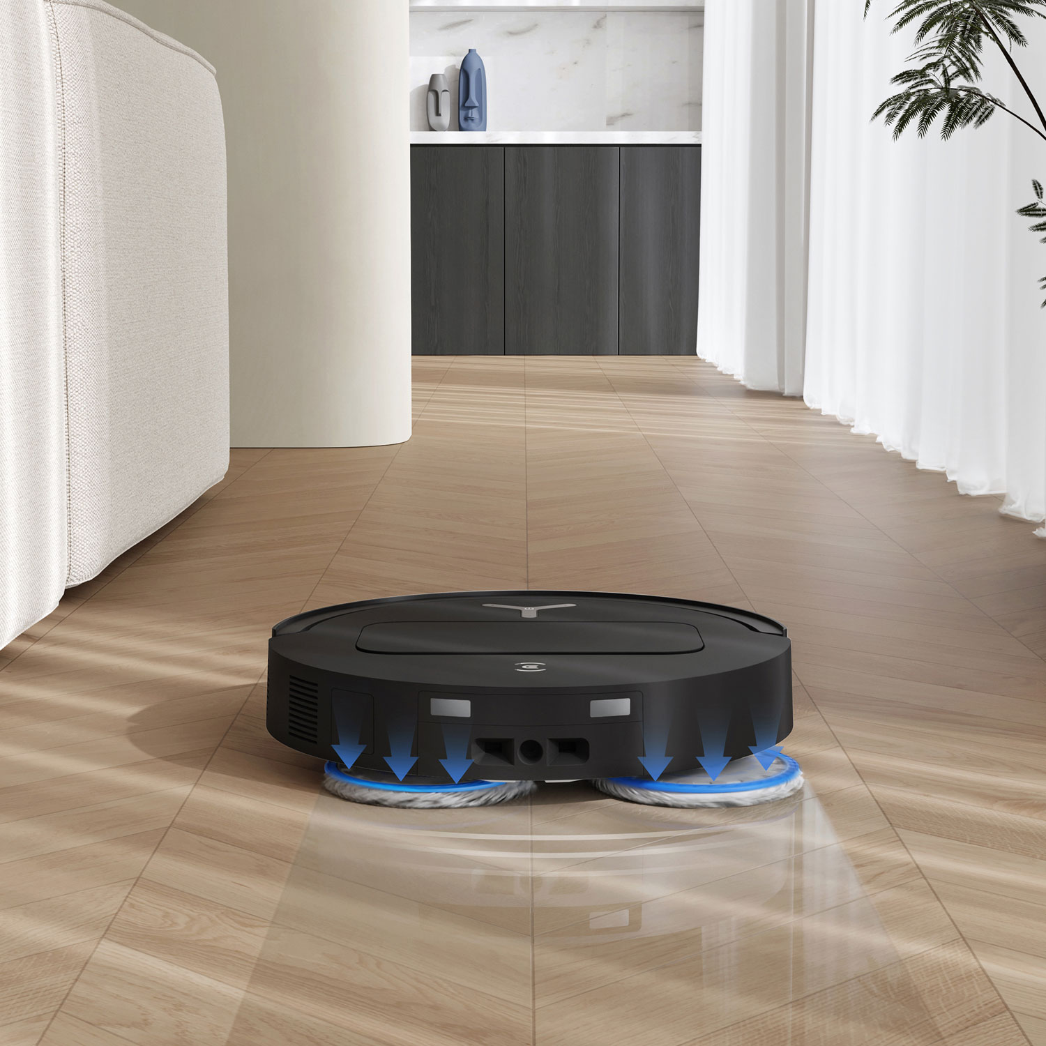 Ecovacs Deebot T50 Omni Robot Vacuum & Mop - Black