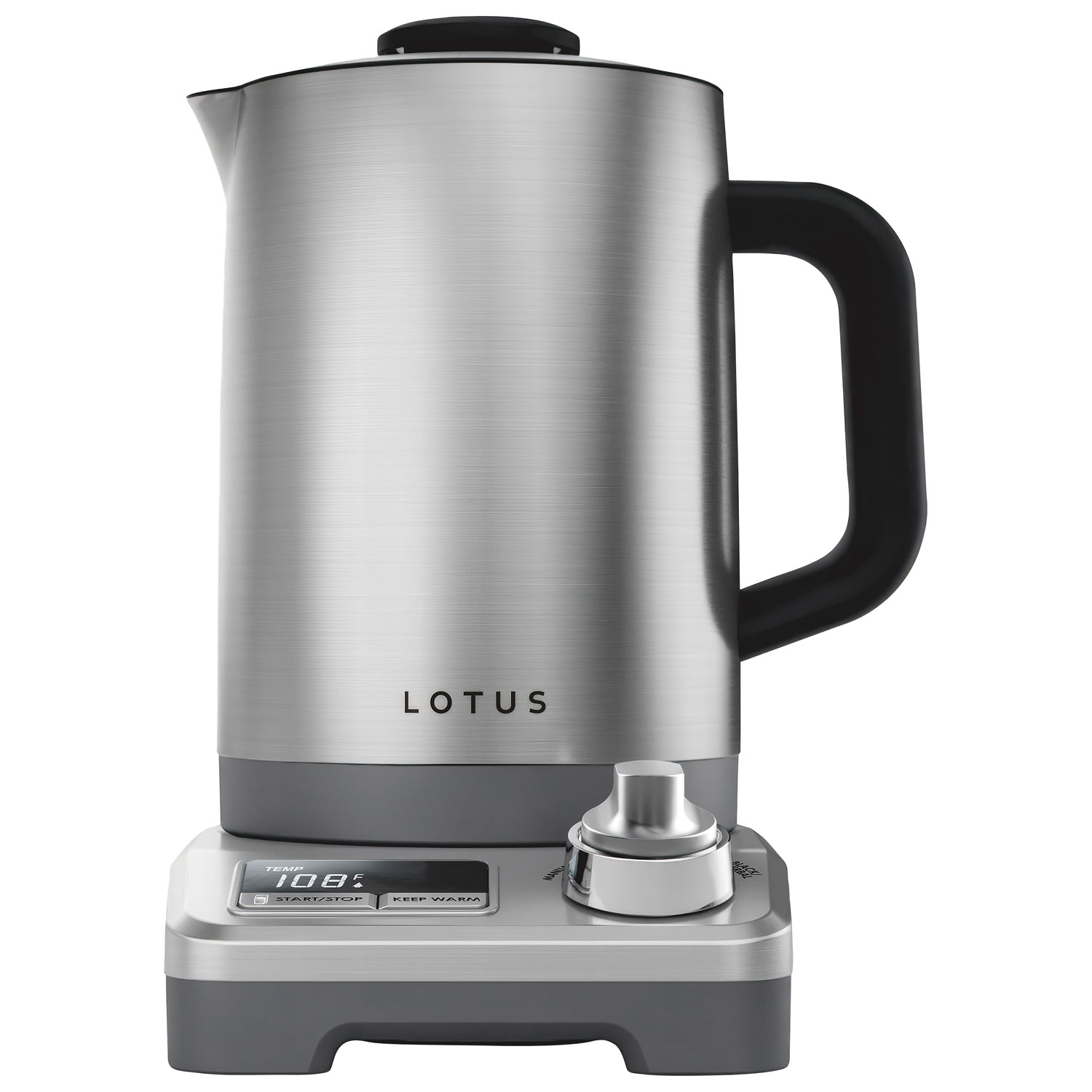 Lotus Precise Temperature Electric Kettle - 1.5L - Stainless Steel