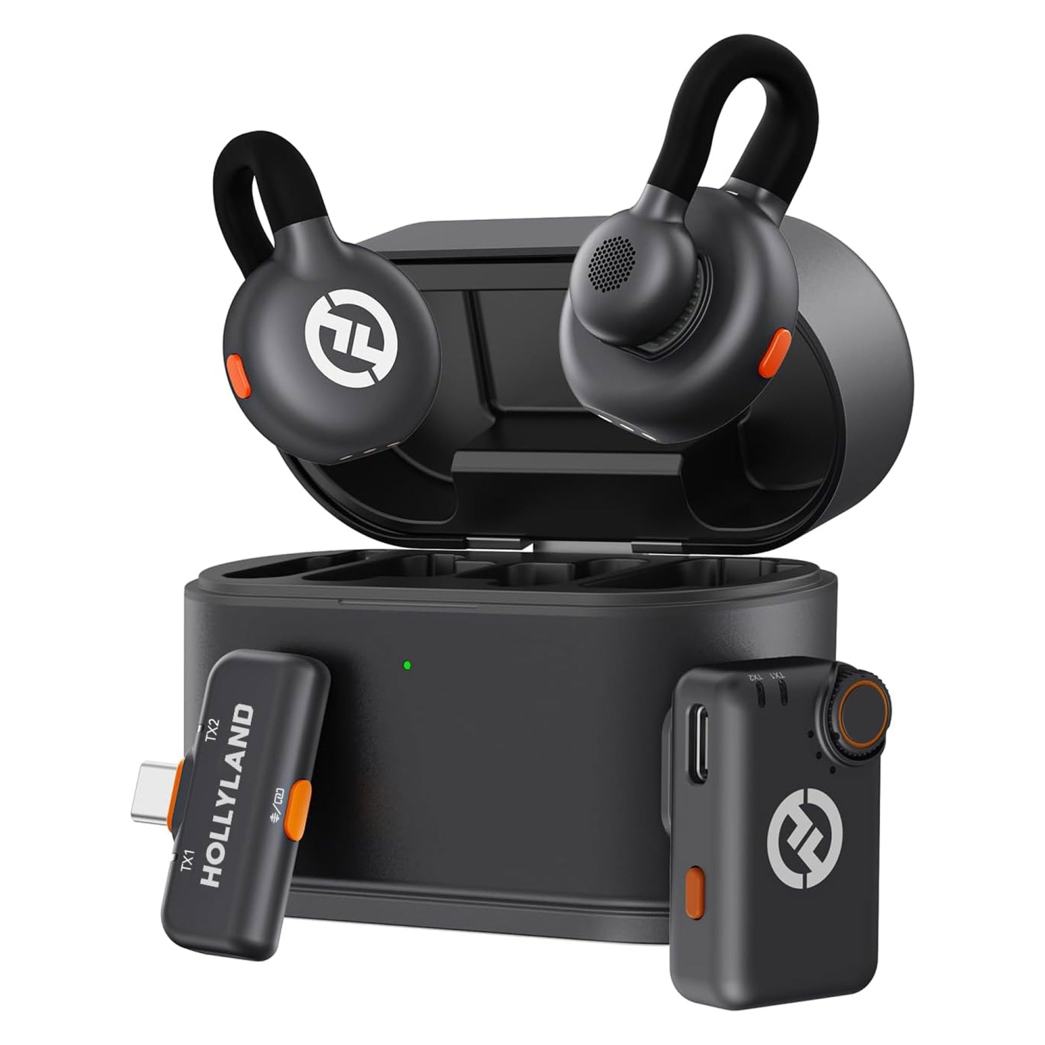 Hollyland LARK M2S Mini Combo Wireless Mic System - Universal Compatibility Kit