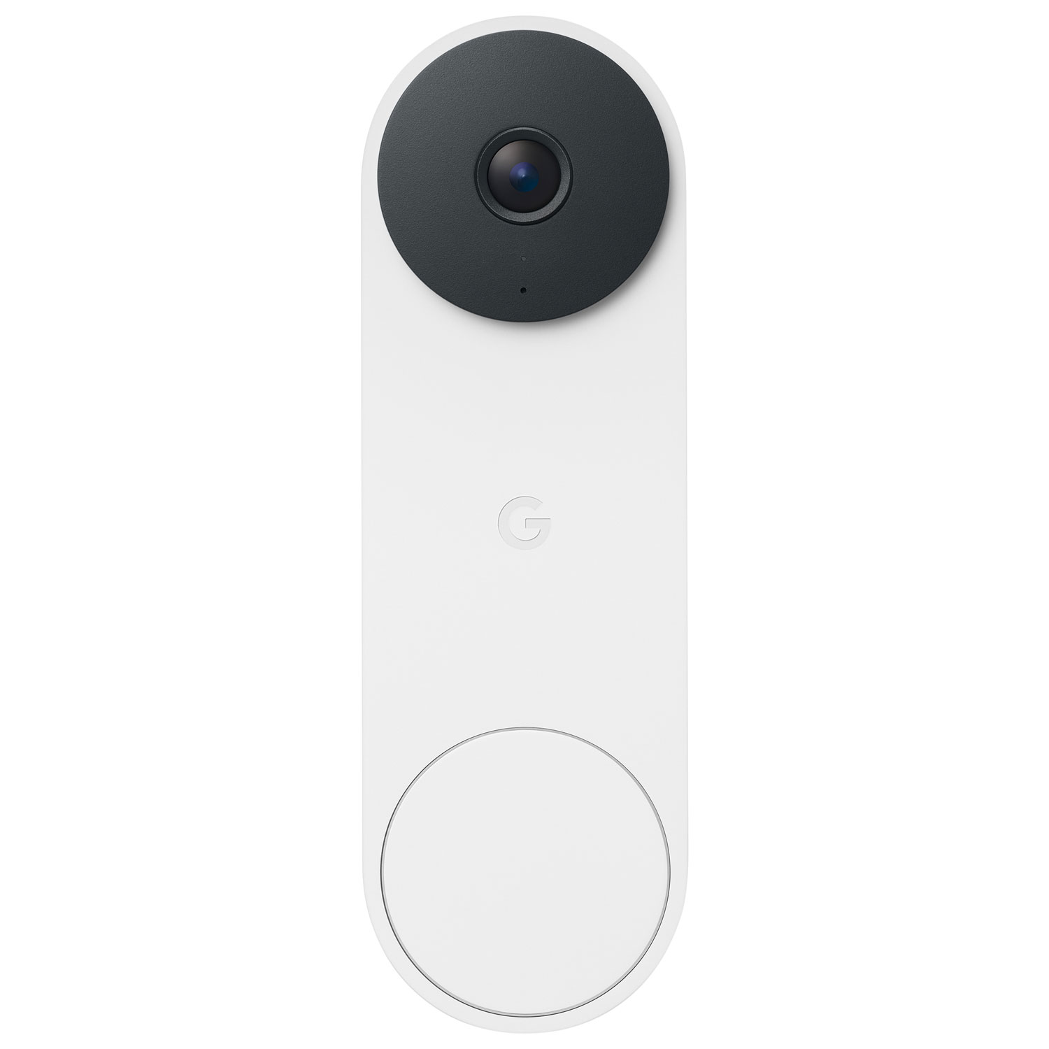 Sonnette vidéo Wi-Fi avec fil Nest de Google avec Gemini - Neige