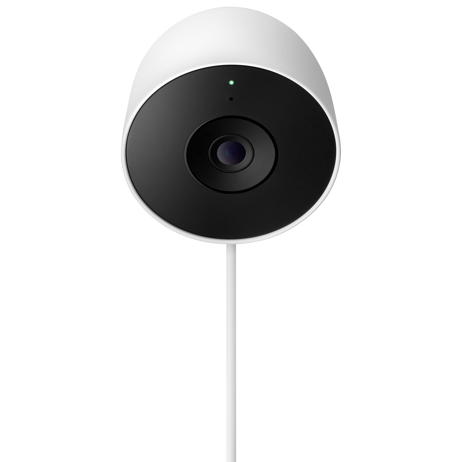 Google Nest Cam 2nd Gen Wired Outdoor Security Camera with Gemini - Snow - 2 Pack
