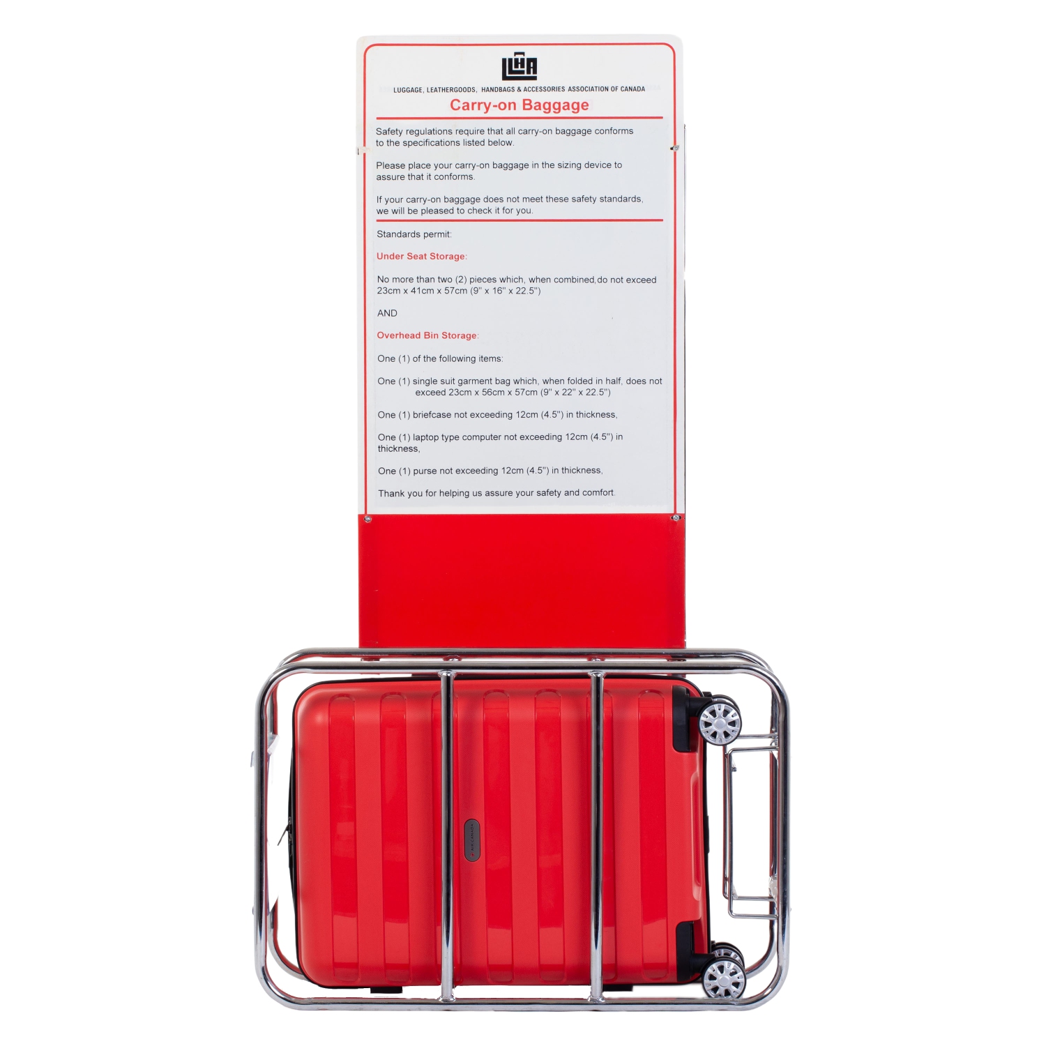 Ensemble de 2 valises rigides EERIE D'AIR CANADA – Valise enregistrée de 24&nbsp;po et valise de cabine