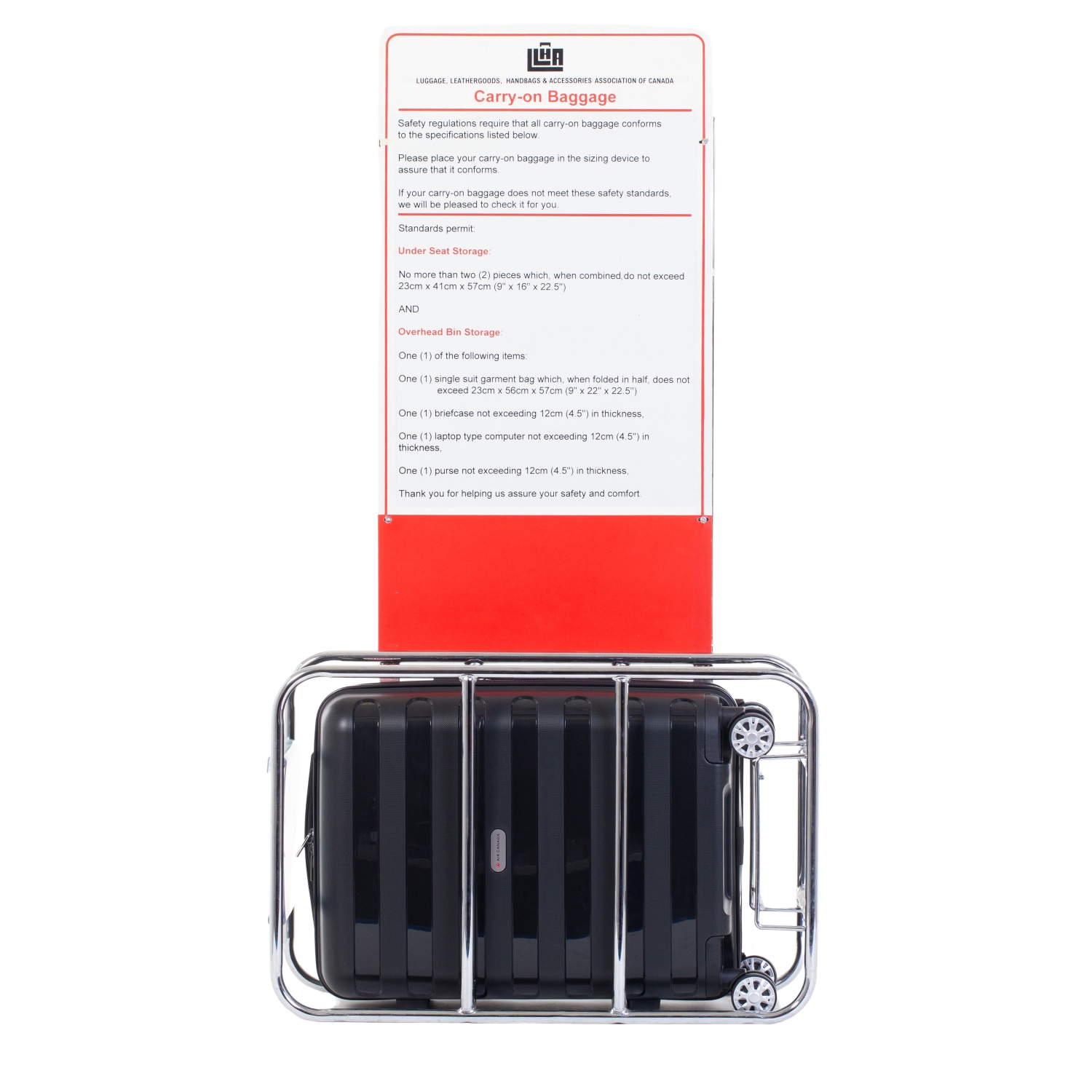 Ensemble de 2 valises rigides EERIE D'AIR CANADA – Valise enregistrée de 24&nbsp;po et valise de cabine