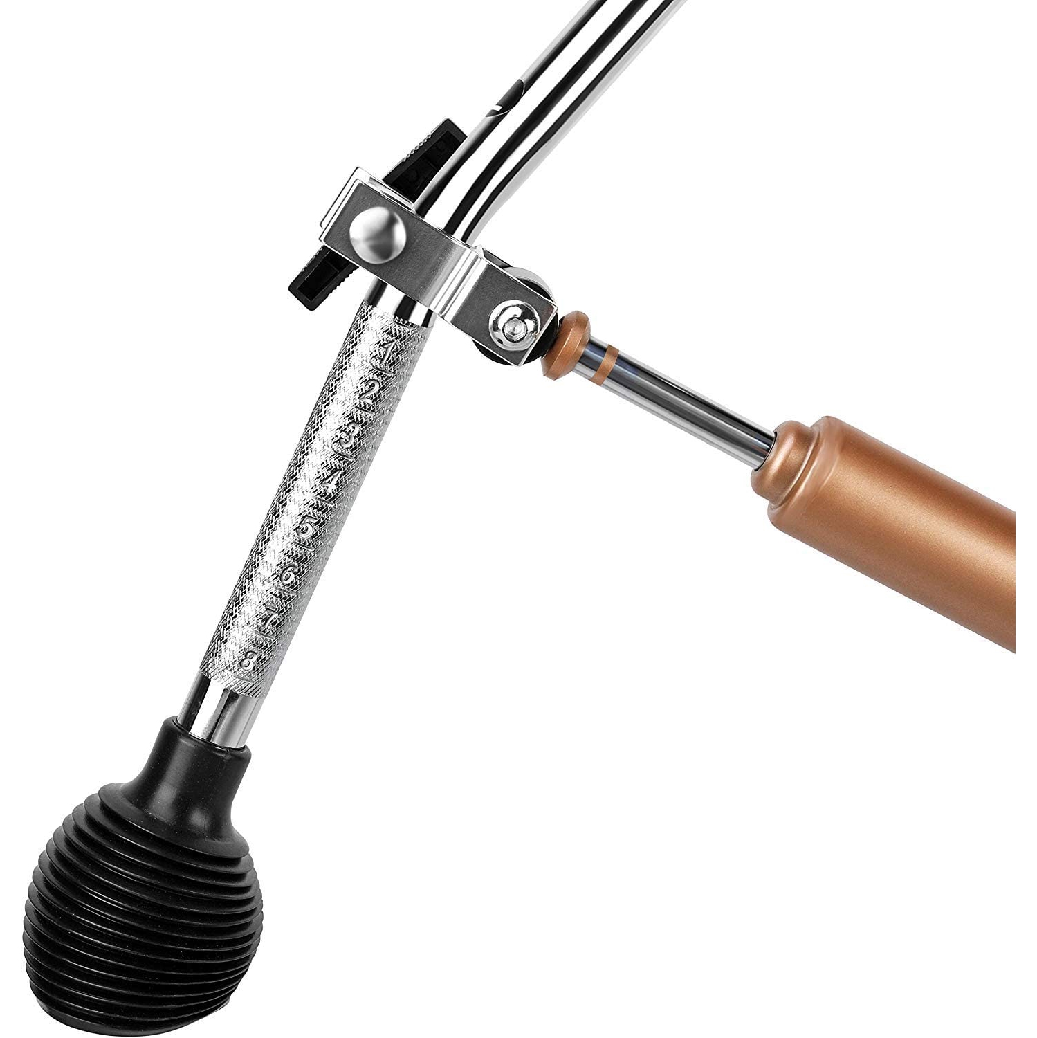 Rameur avec résistance hydraulique et bras libres