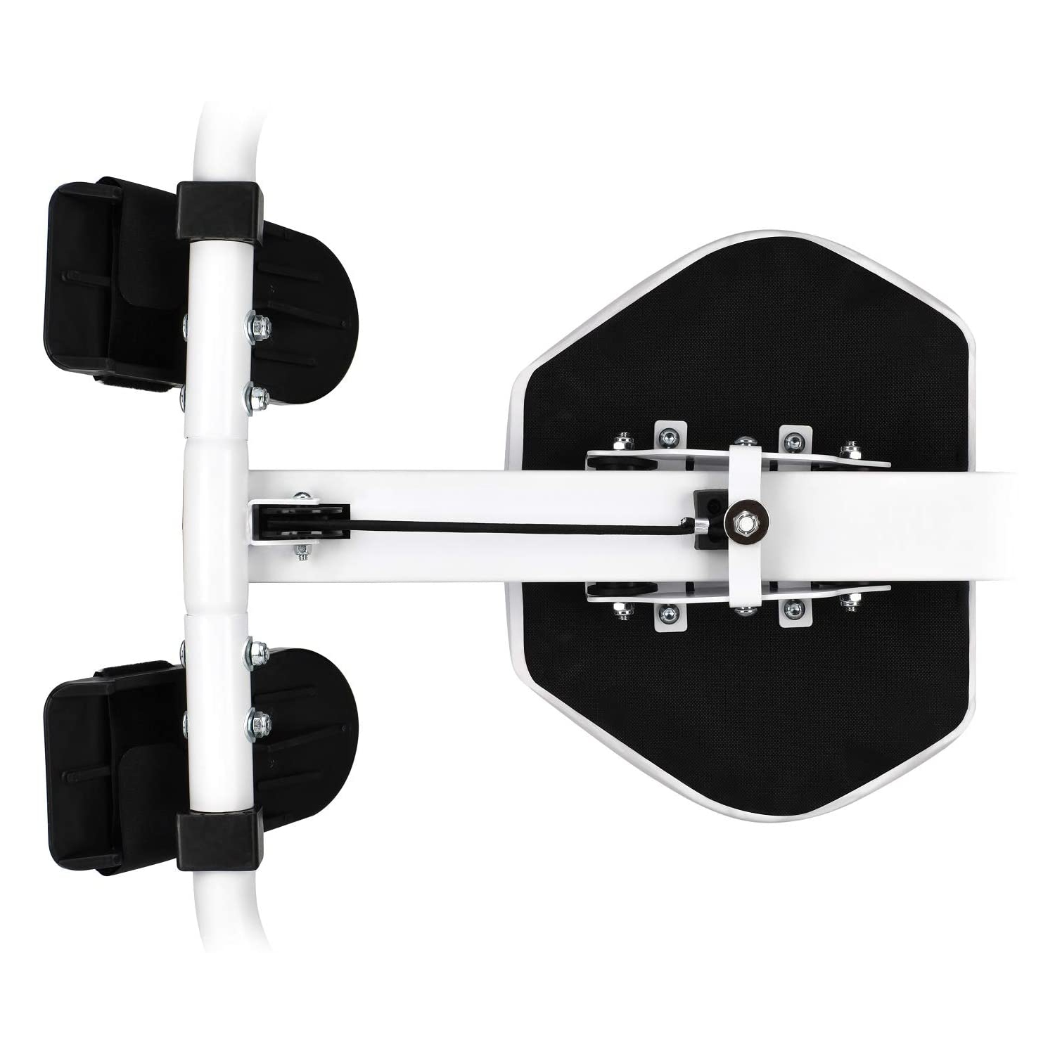 Rameur avec résistance hydraulique et bras libres