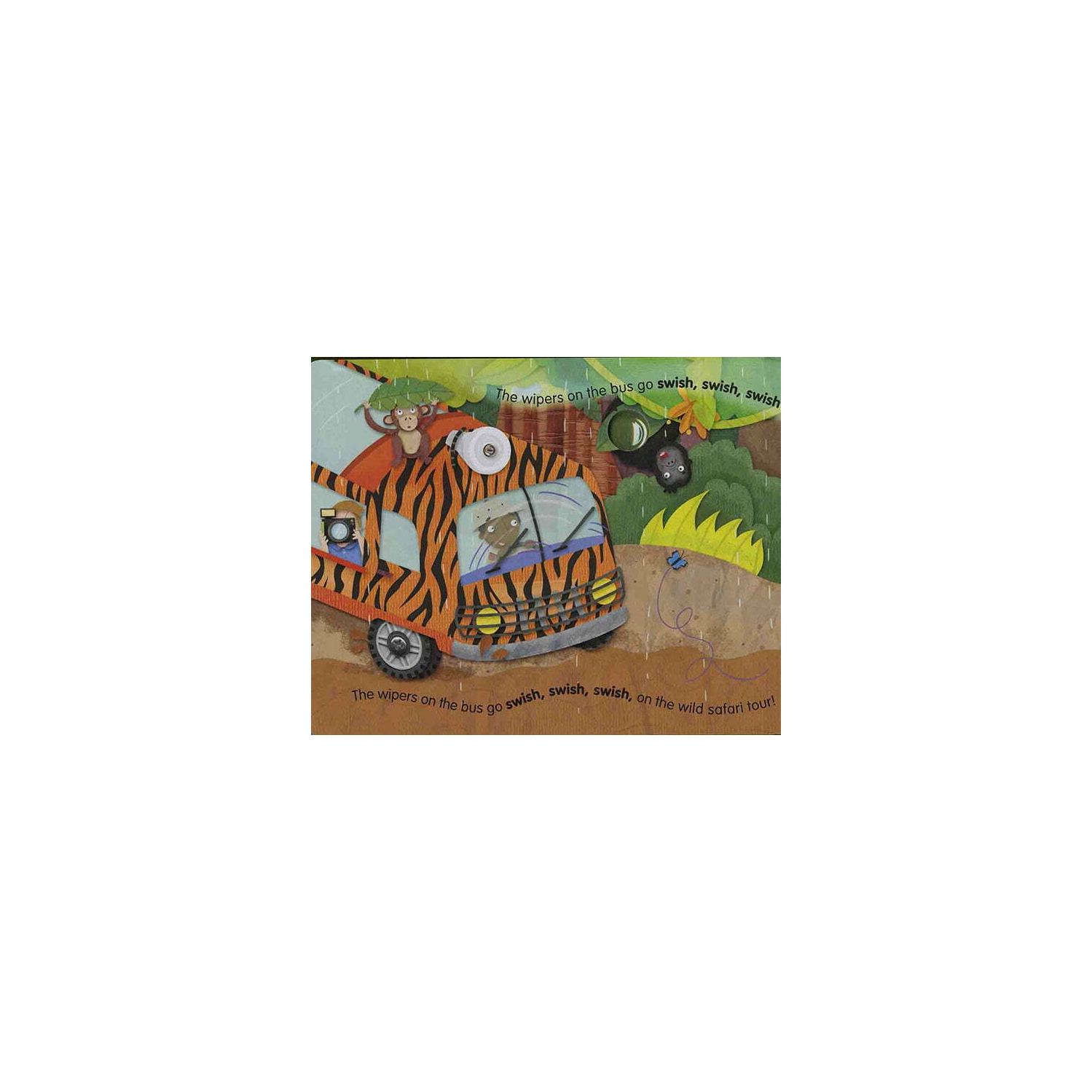 Poke-a-Dot Wheels on the Bus Wild Safari Board Book