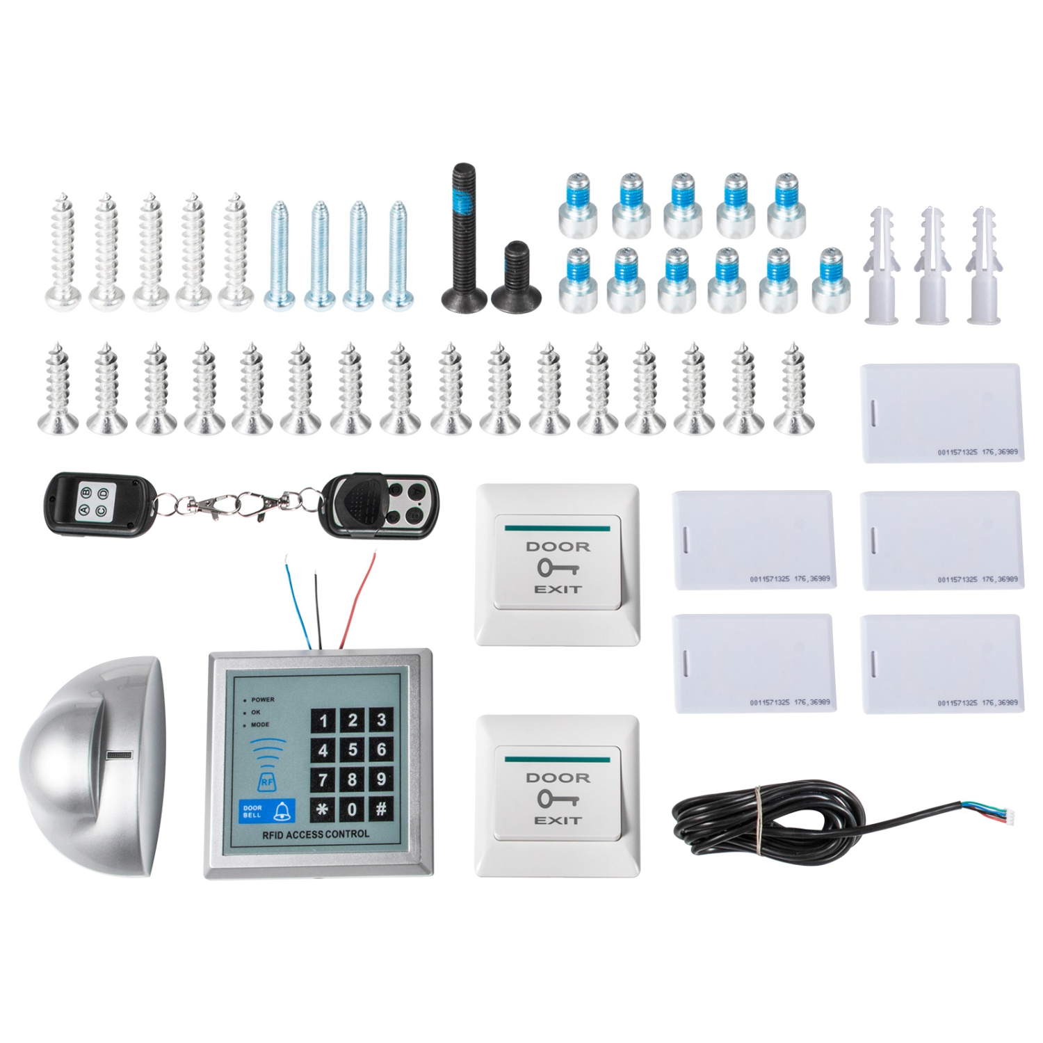 VEVOR Automatic Door Opener 110-240V, Handicap Door Opener 22 Lbs, Automatic Swing Door Opener 50 W Swing Door Opener 120 Degrees Adjustable Aluminum