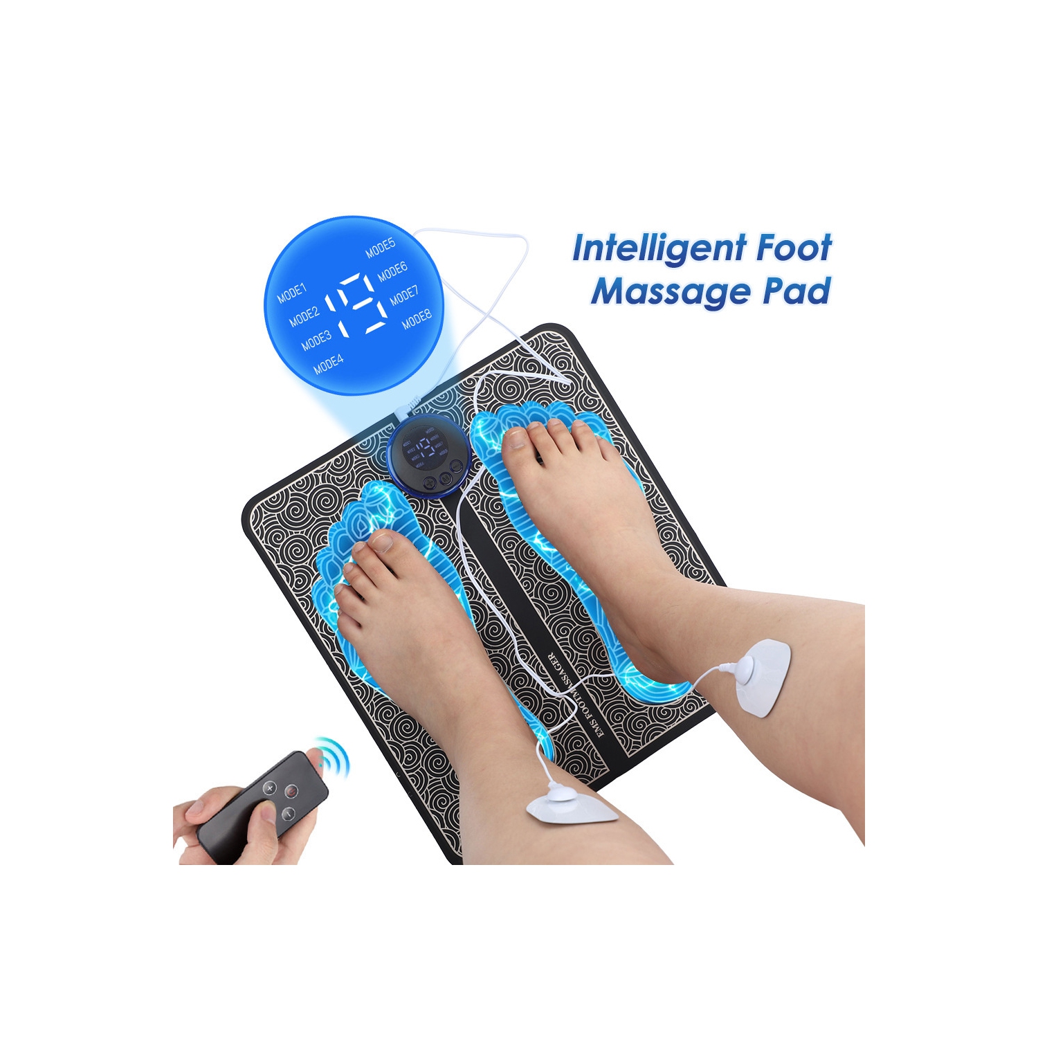 Massage Foot Pad EMS Foot Massager Mat Pulse Microcurrent Foot Acupoint Massager