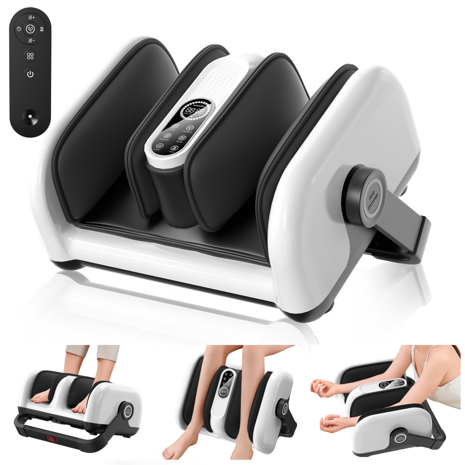 Appareil de massage shiatsu pour les pieds et les mollets Appareil de massage pour les pieds Appareil de massage automatique pour le pétrissage des