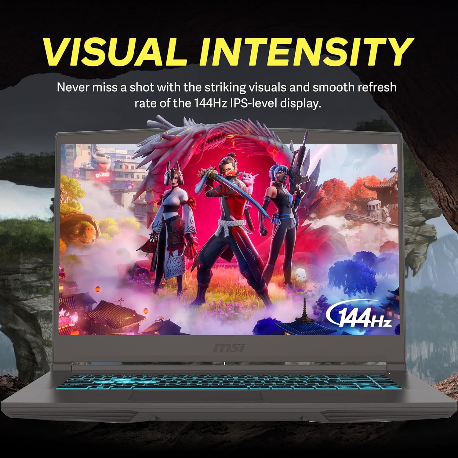 MSI Thin 15.6" FHD 144Hz Gaming Laptop, Intel i5-13420H, 2TB PCIe SSD, 64GB RAM, NVIDIA GeForce RTX 4060, Keyboard Backlit, Windows 11 Pro, Black,