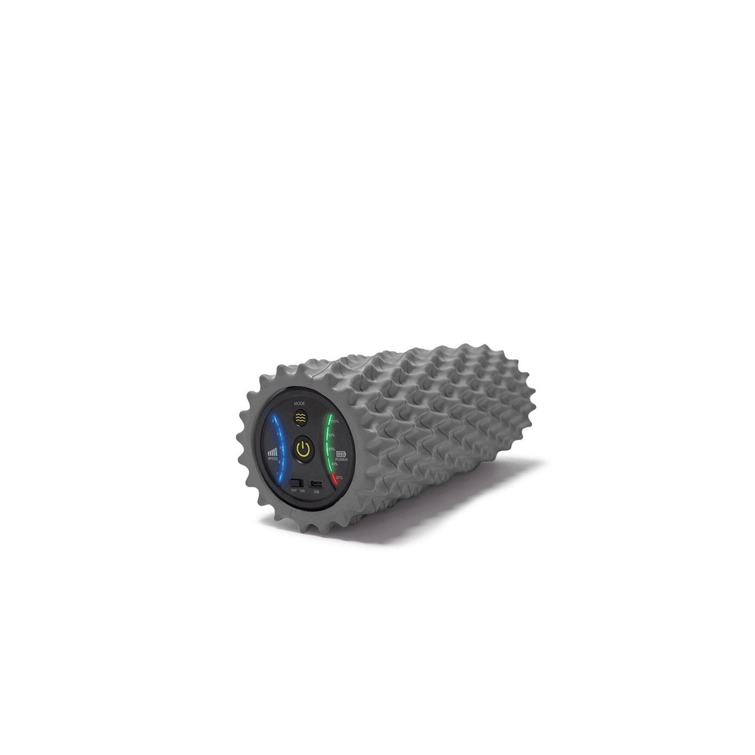 Electric foam roller, three-zone vibration [2nd generation USB model], muscle relaxer, beautiful legs, massage stick, roller exercise, space gray