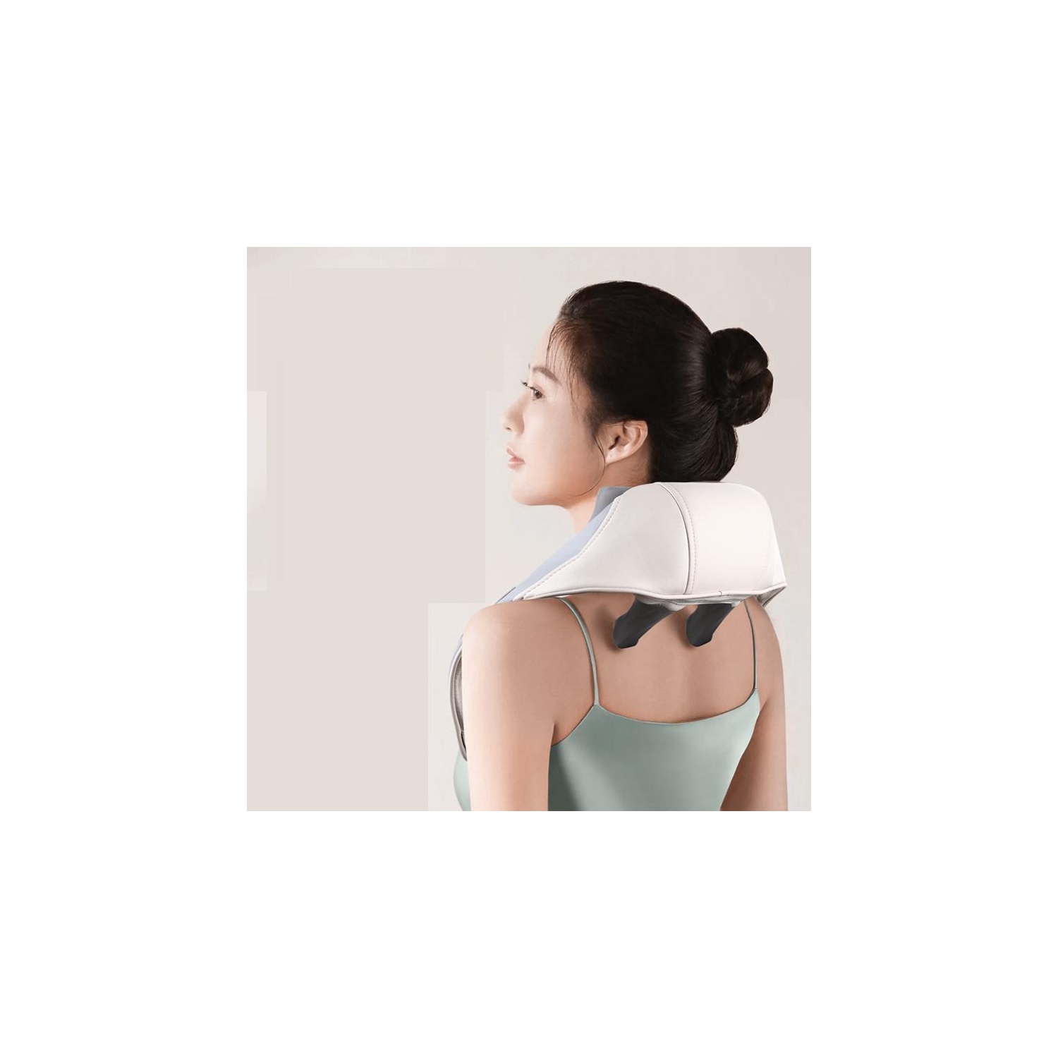 Masseur cervical à pétrissage humanoïde, appareil de massage trapèze pour les épaules et le cou, mouvement de génération de chauffage intelligent,