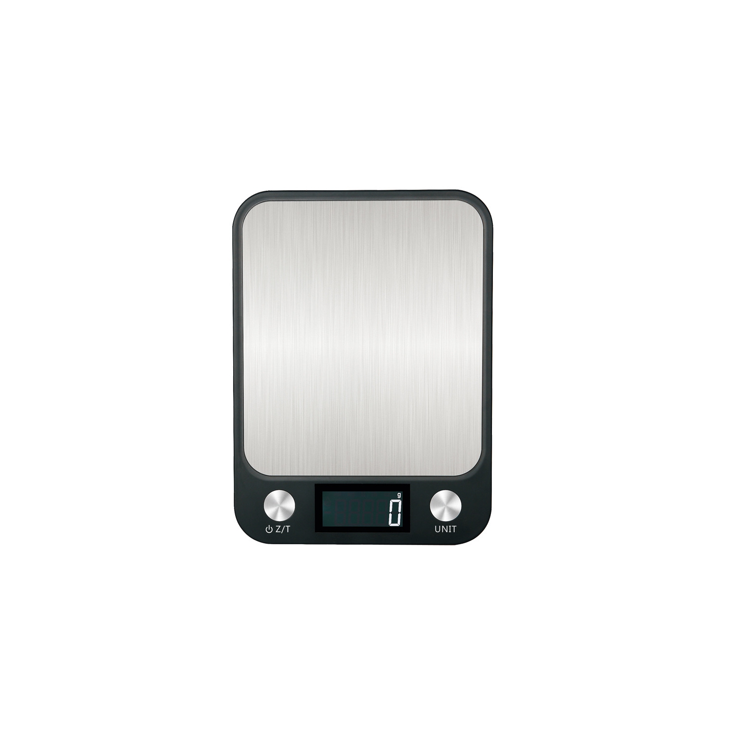 Electronic food baking scale, 15kg electronic scale, stainless steel household kitchen scale, baking scale for accurate weight measurement, black