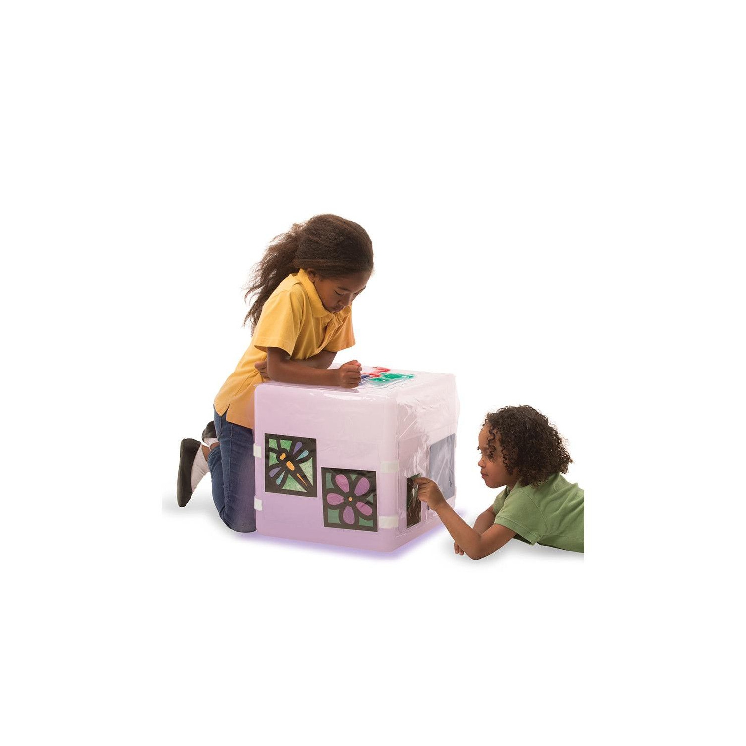 Roylco Educational Light Cube - STEM Learning Teaching Sensory Toys - Multifunctional, Sturdy, Safe and Extra Bright