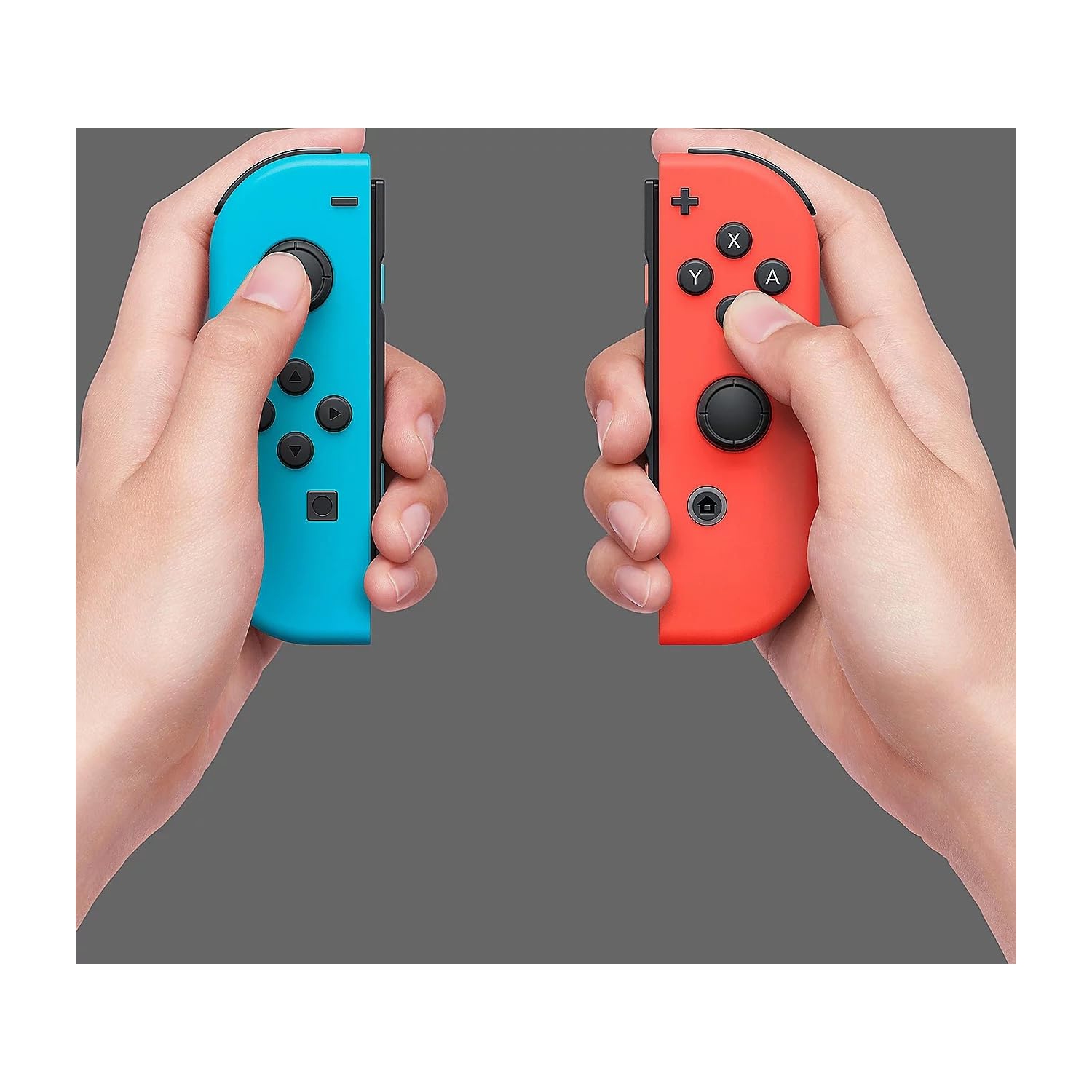 Pour Joypad pour Switch Controller - Télécommande sans fil gauche et droite avec dragonne（Rouge bleu）