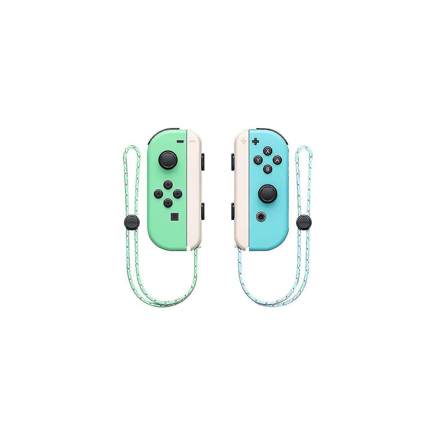 For Joypad for Switch Controller - Left And Right Wireless Remote With Wrist Strap（Classic Animal Crossing）