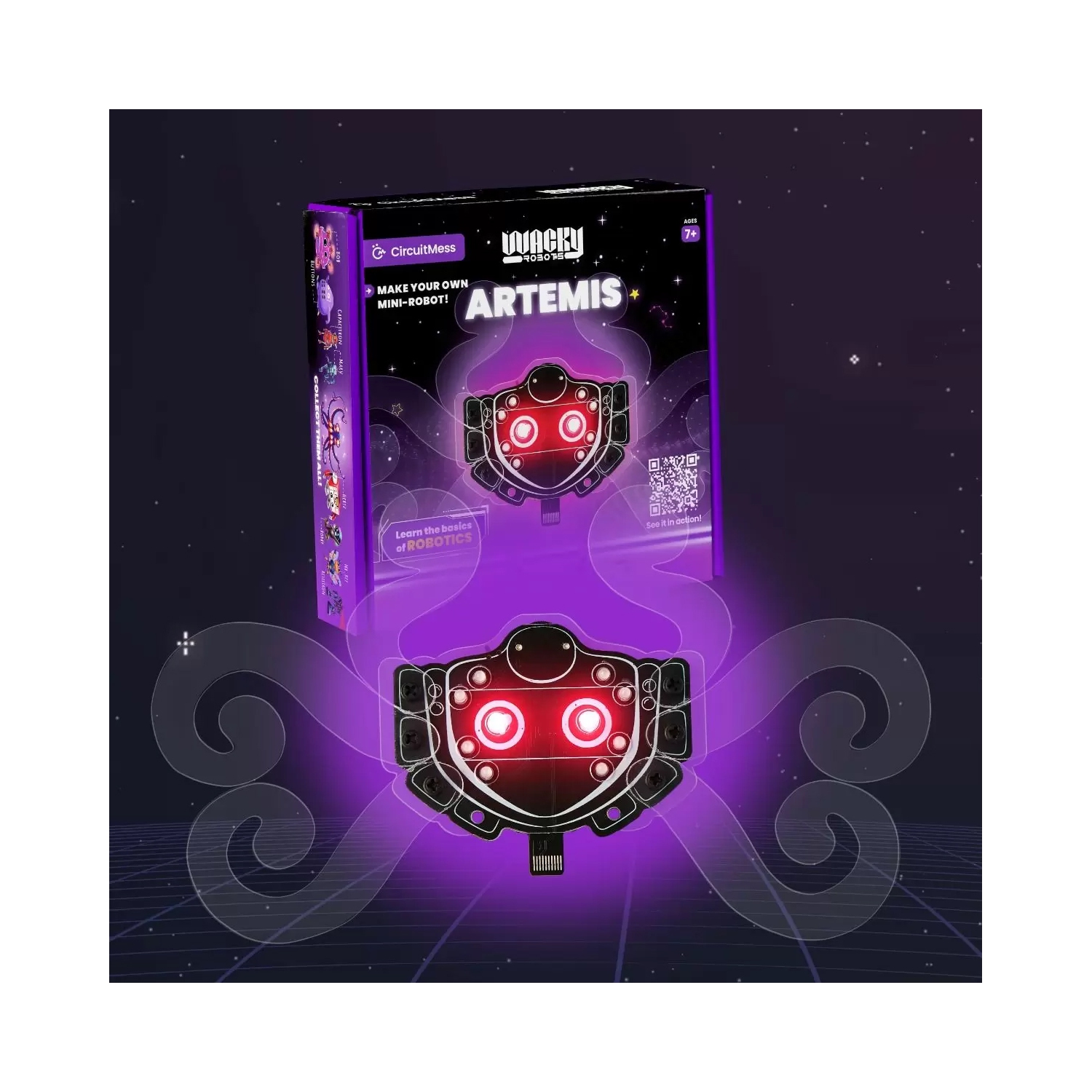 Circuitmess Wacky Robots Artemis - DIY Educational Robot - No Soldering!