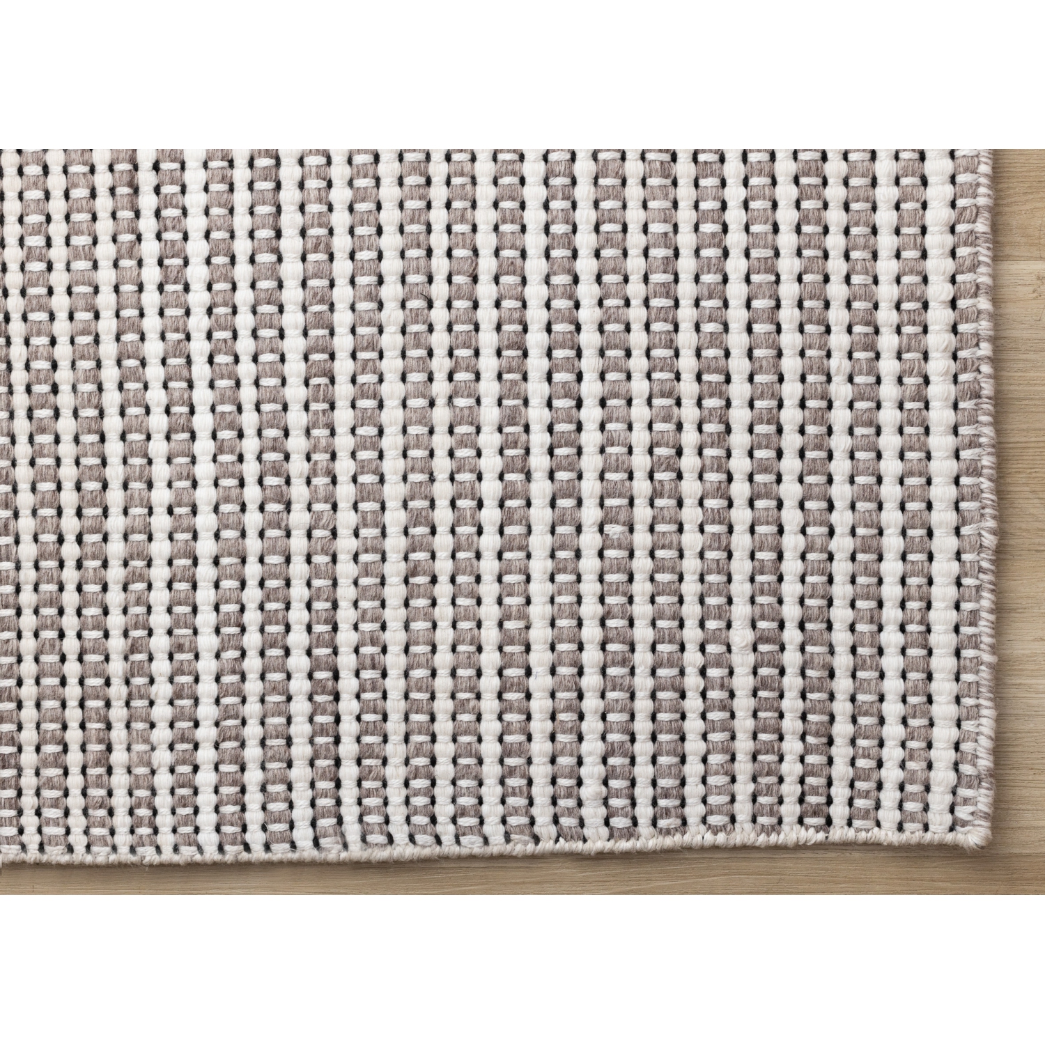 Rug Branch Stripes Indoor Area Rug, White Taupe , Contemporary - Living Room, Bedroom, Dining Room, and Kitchen