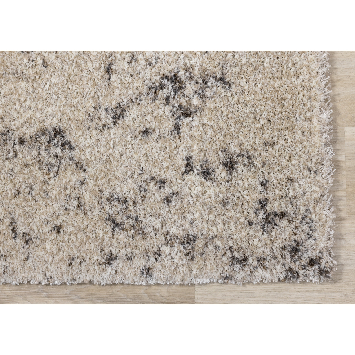 Rug Branch Distressed Indoor Area Rug, Cream Brown , Contemporary Modern - Living Room, Bedroom, Dining Room, and Kitchen