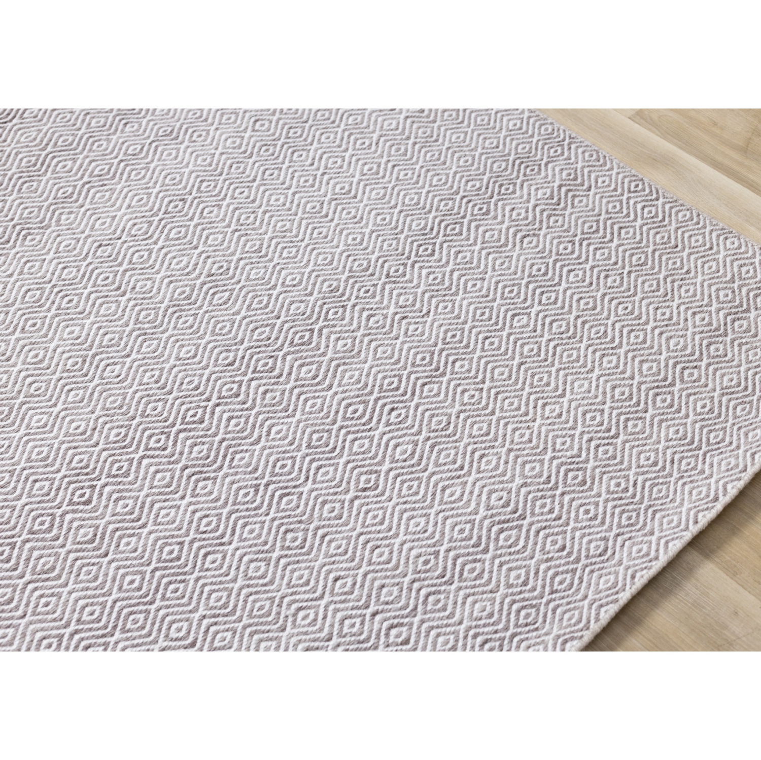 Rug Branch Geometric Indoor Area Rug, Beige Cream , Contemporary Modern - Living Room, Bedroom, Dining Room, and Kitchen