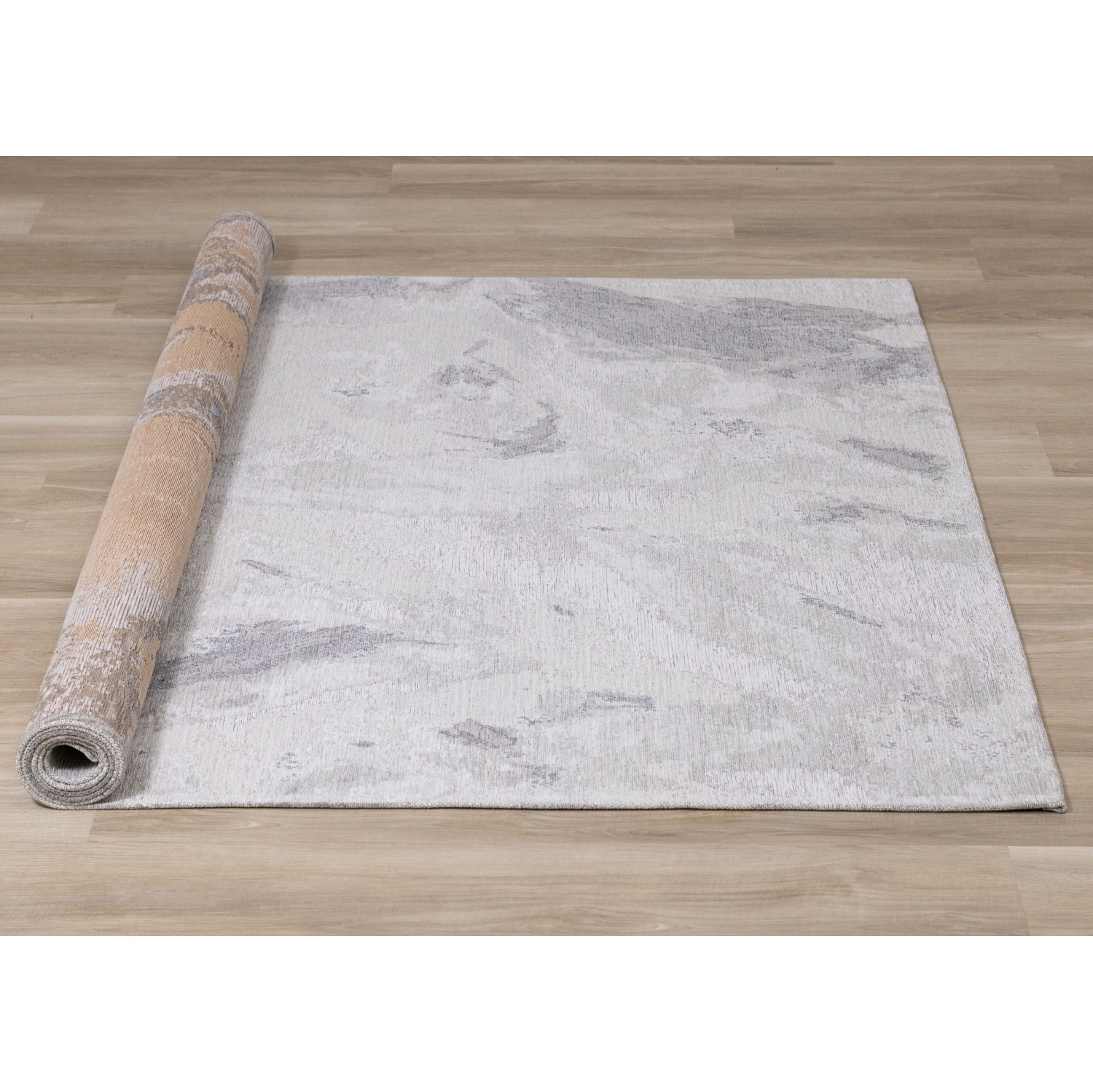 Rug Branch Organic Indoor Area Rug, Cream , Contemporary Modern - Living Room, Bedroom, Dining Room, and Kitchen