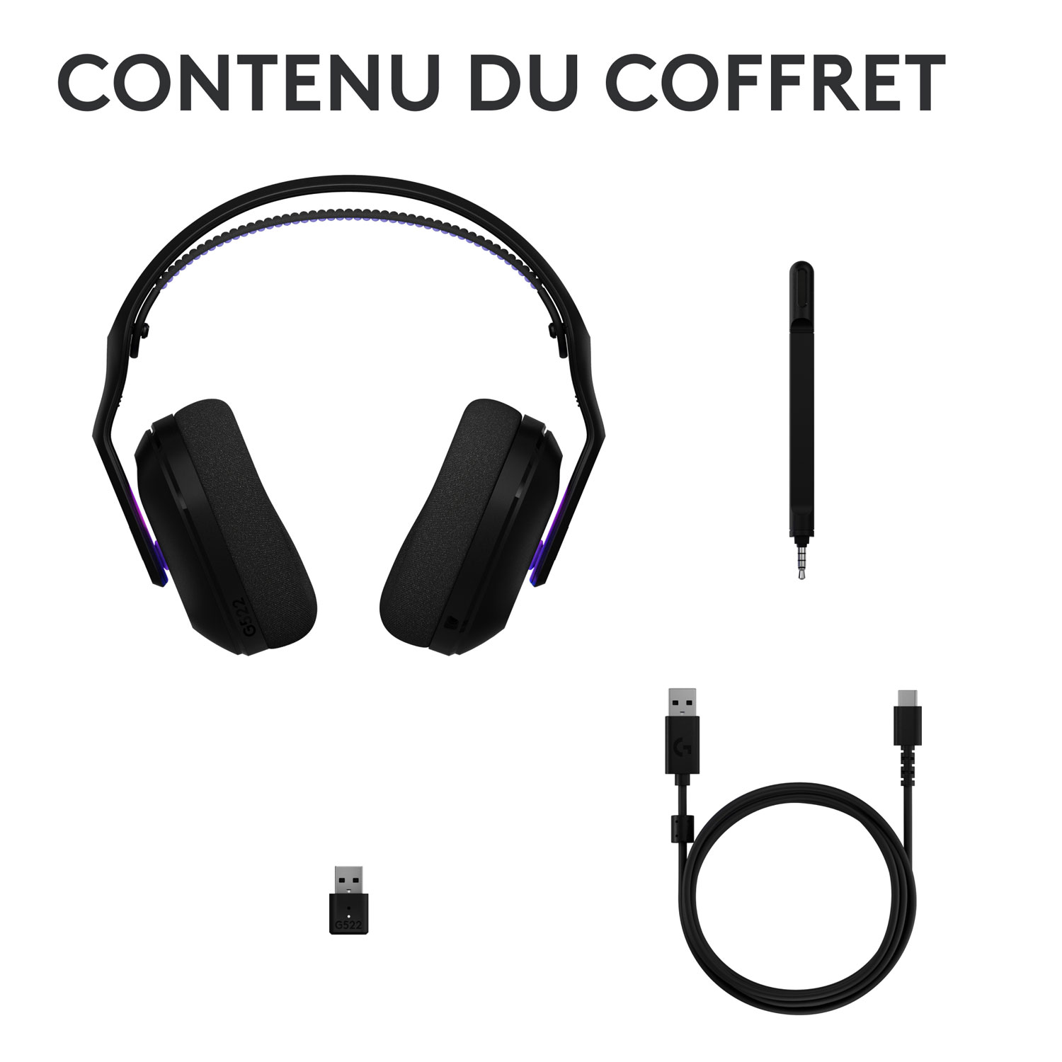 Logitech G522 LIGHTSPEED Wireless Gaming Headset - Black - Only at Best Buy