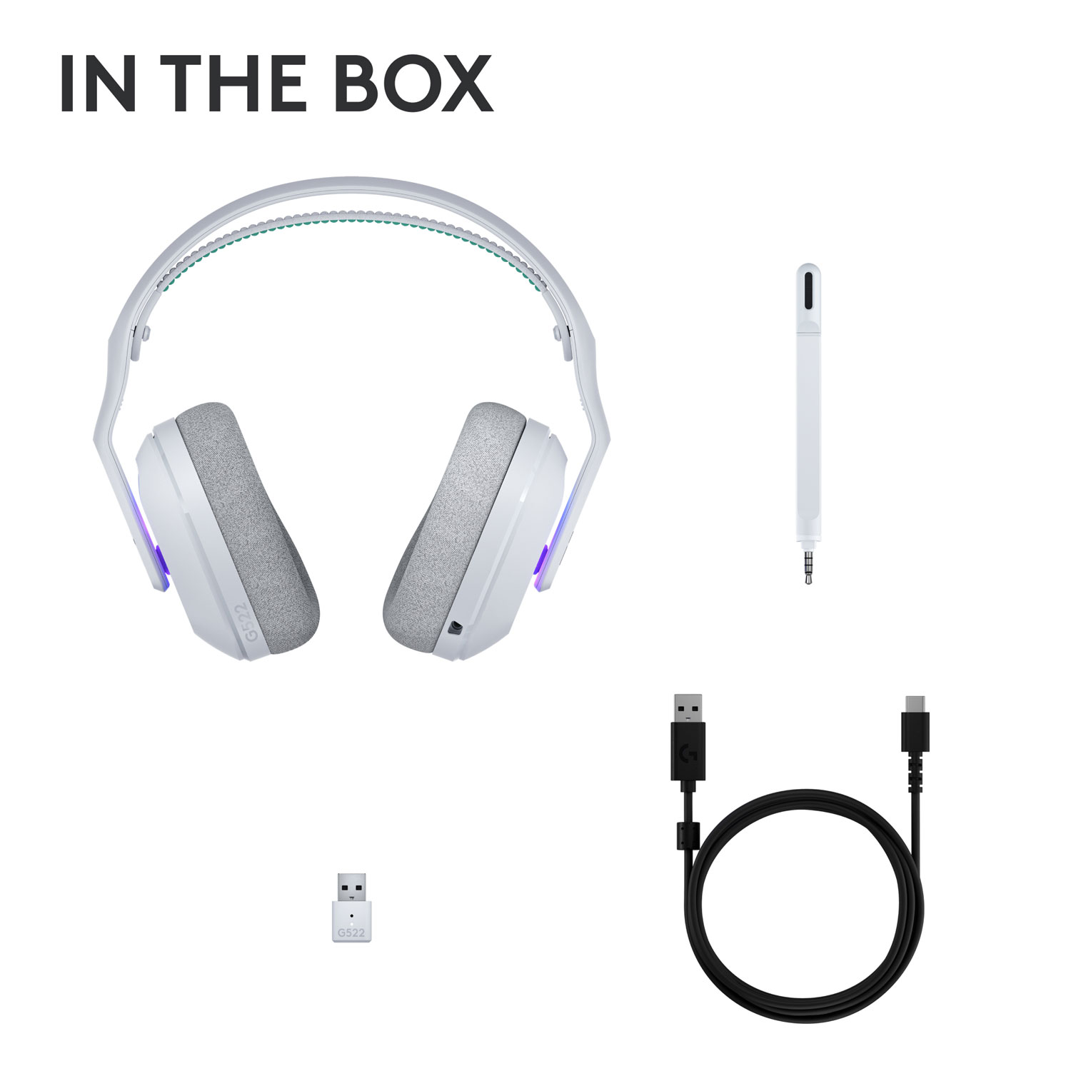 Logitech G522 LIGHTSPEED Wireless Gaming Headset - White - Only at Best Buy