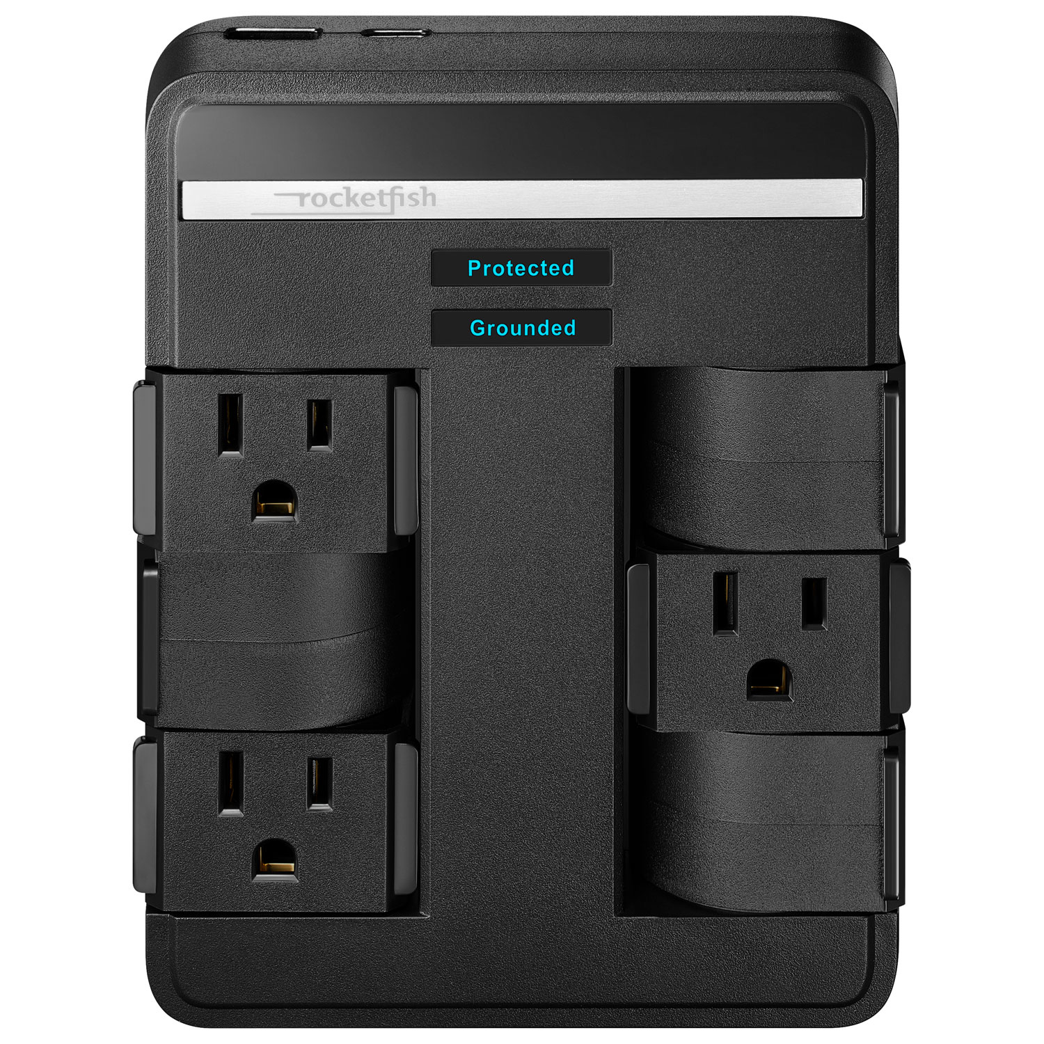 Parasurtenseur à 6 prises avec 2 ports USB de Rocketfish - Exclusivité Best Buy