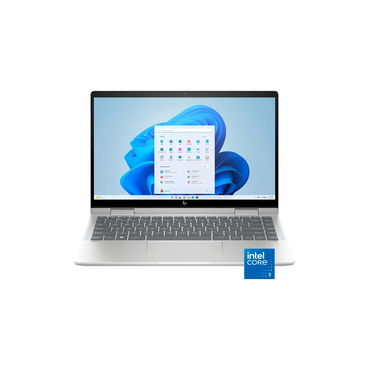 HP - Envy x360 2-in-1 14" Full HD Touchscreen Laptop - Intel Core 5 - 8GB Memory - 512GB SSD - Windows 11 - Natural Silver