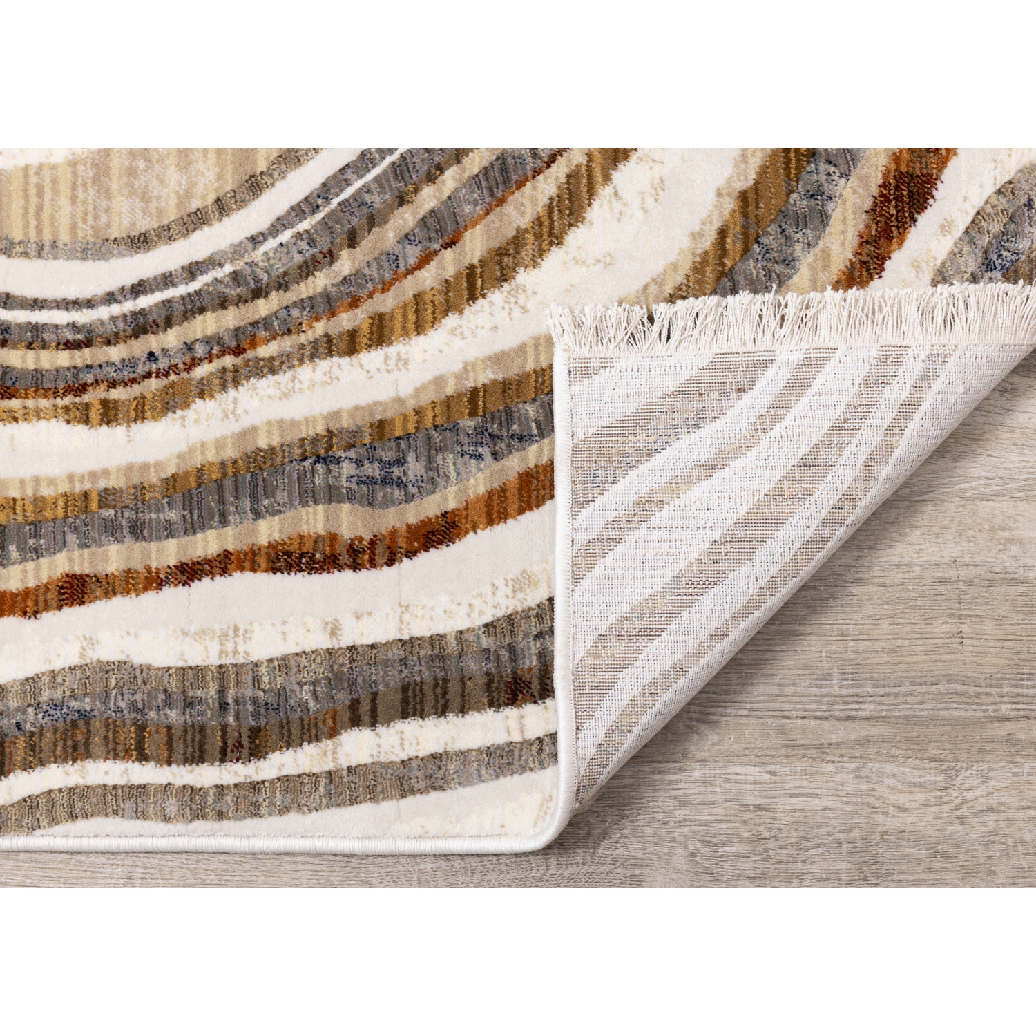 Tapis d'intérieur biologique Branch, beige crème , contemporain moderne - salon, chambre, salle à manger et cuisine