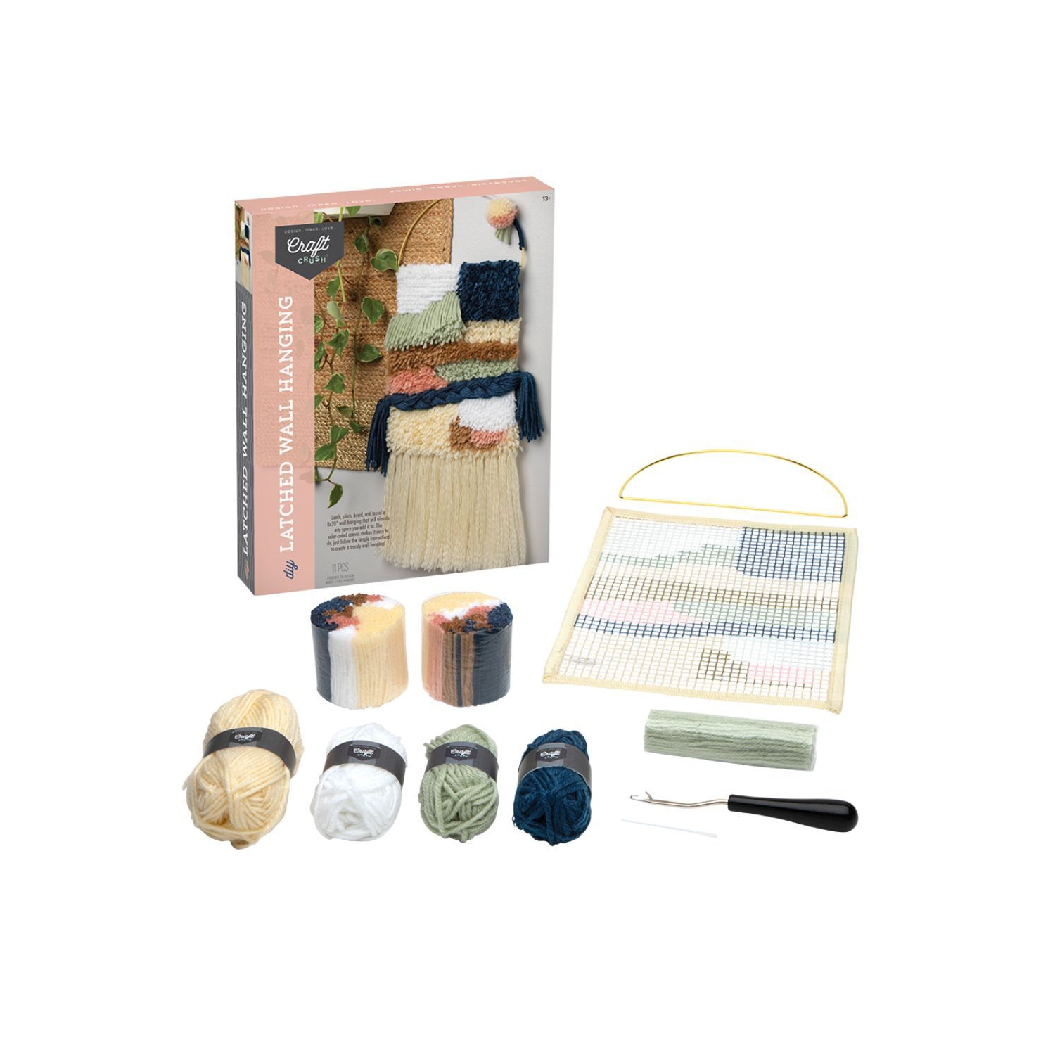 Craft Crush DIY Latched Wall Hanging