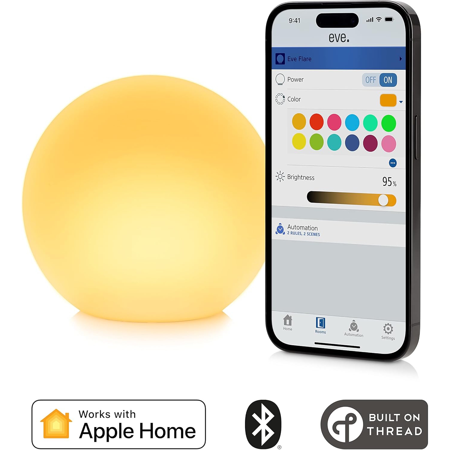 Lampe portative intelligente LED d'Eve Flare