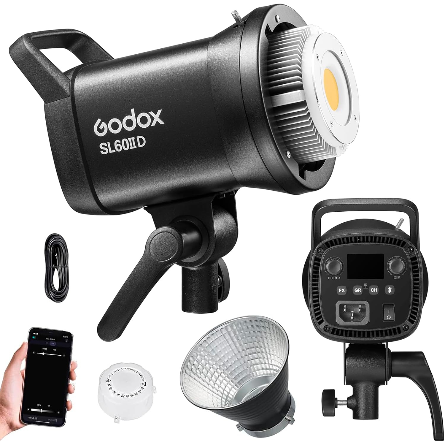 Boîte ouverte - Lampe d'appoint portative Studio LED pour photographie 70&nbsp;W SL60IID de Godox