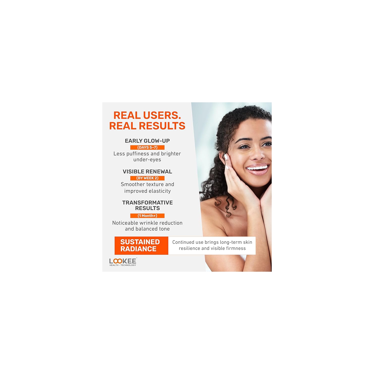 Lunettes thérapeutiques à lumière rouge ReviveGlow Pro LED de LOOKEE - Fièrement canadiennes - Anti-âge, lignes fines et réduction des rides pour