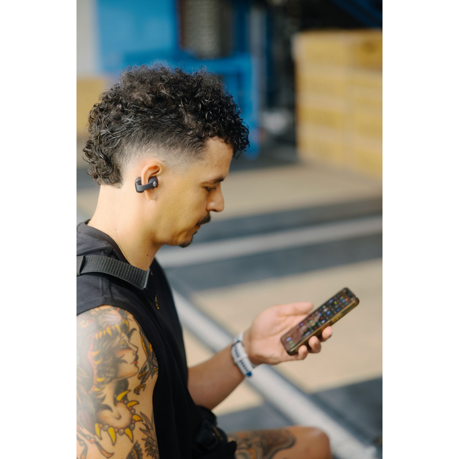 Skullcandy Push 720 Open In-Ear Sound Isolating True Wireless Earbuds - True Black