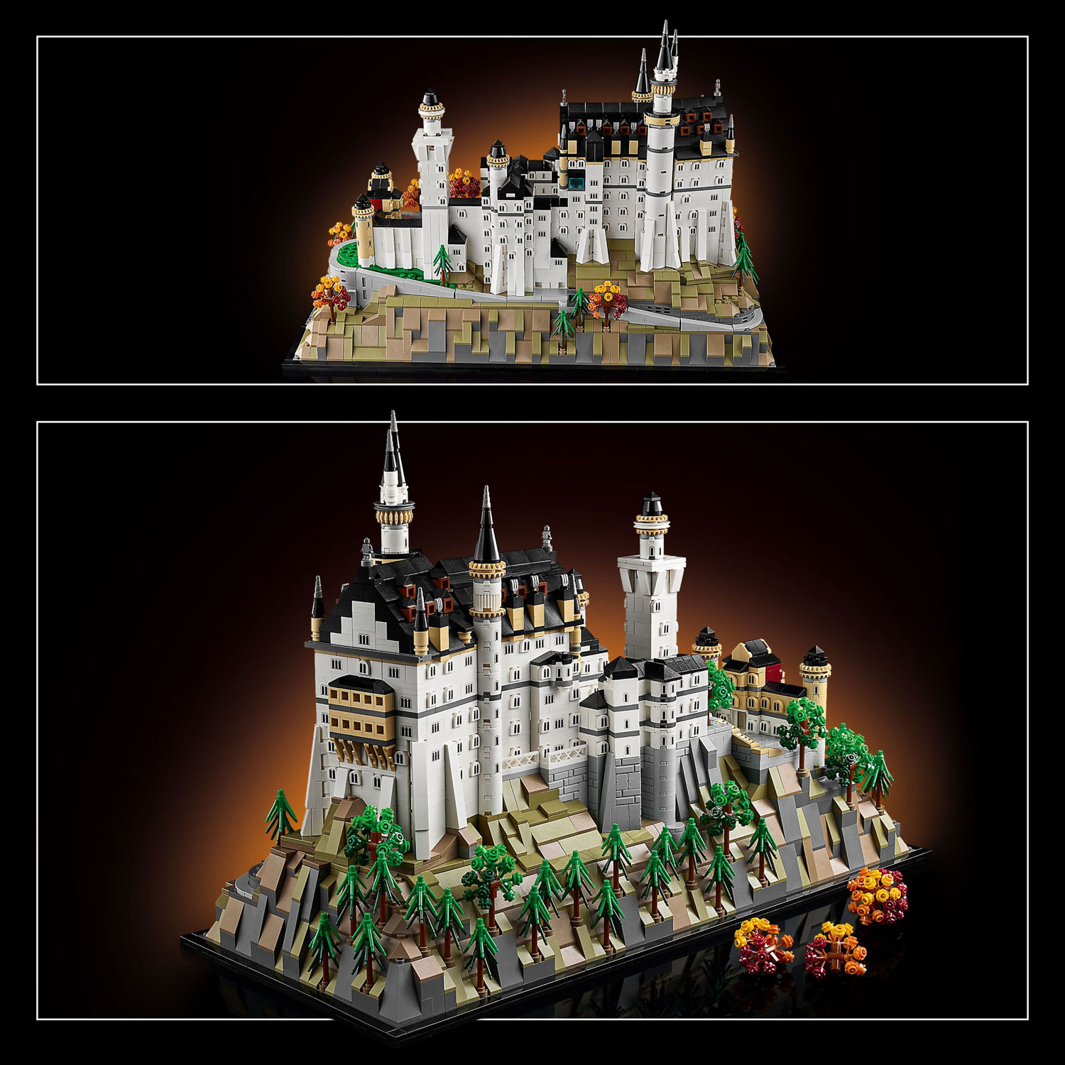 LEGO Architecture : Le château de Neuschwanstein - 3455 pièces