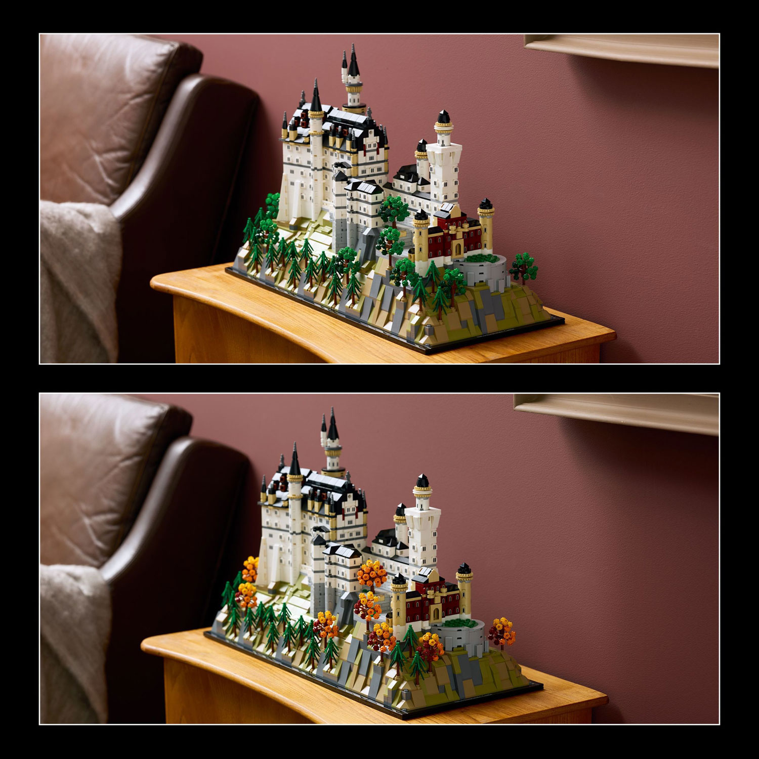 LEGO Architecture : Le château de Neuschwanstein - 3455 pièces