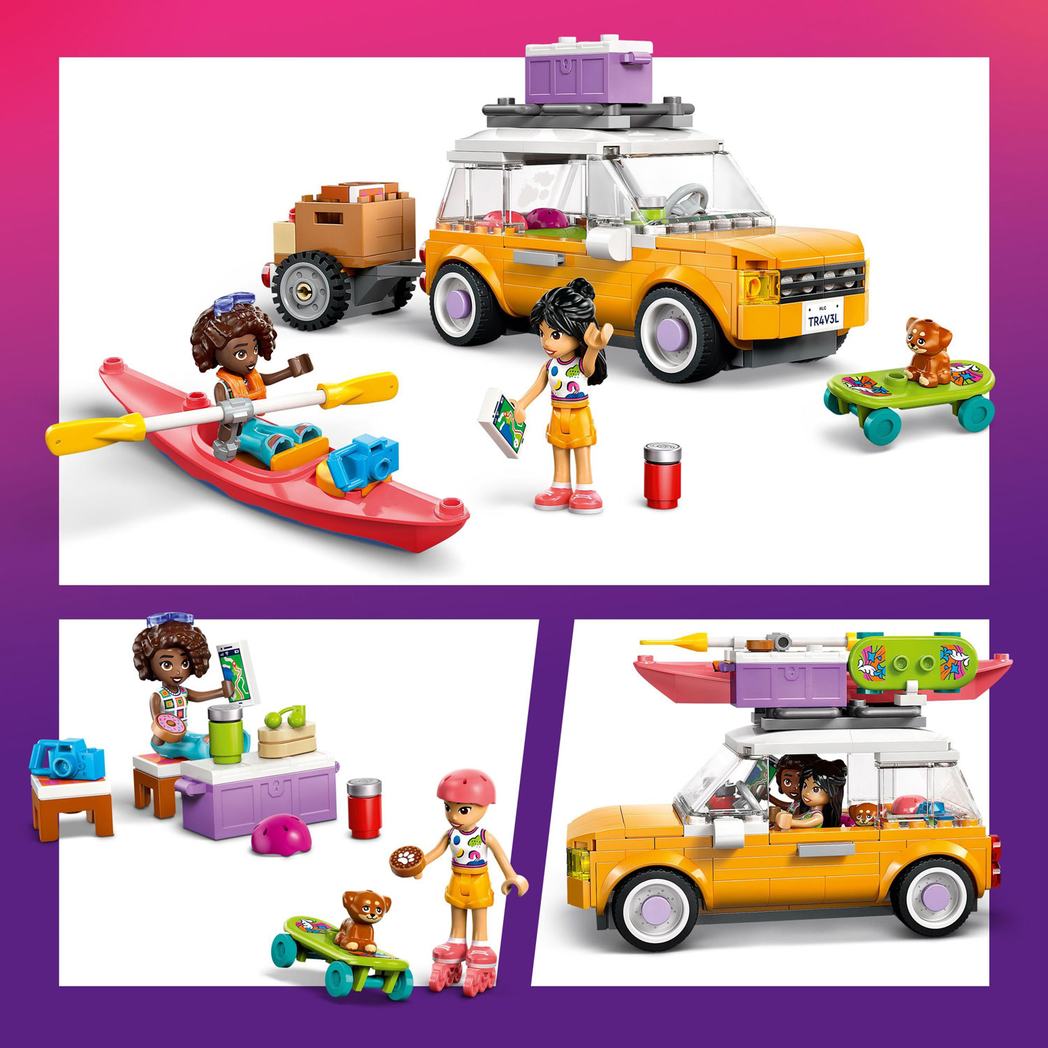LEGO Friends : La voiture de voyage de l'amitié - 220 pièces