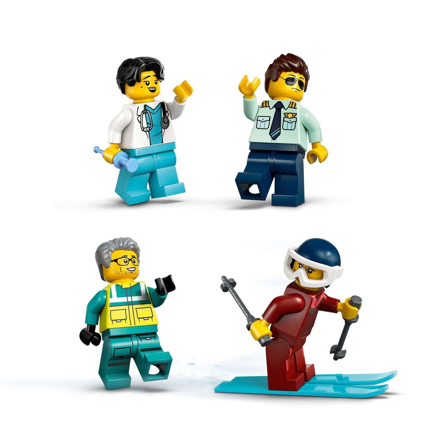 LEGO City Big Vehicles : L'avion-ambulance d'urgence - 403 pièces