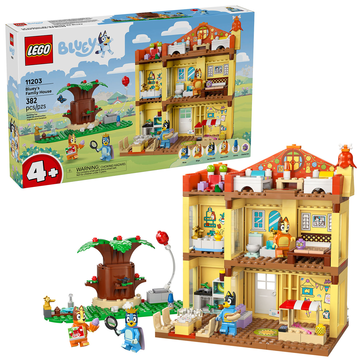 LEGO Bluey : La maison de la famille de Bluey - 382 pièces