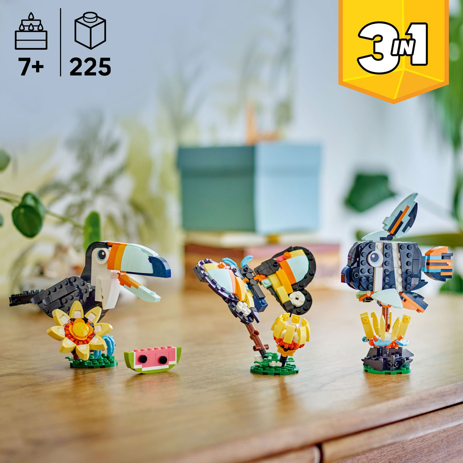 LEGO Creator : Les animaux sauvages : le toucan tropical - 225 pièces