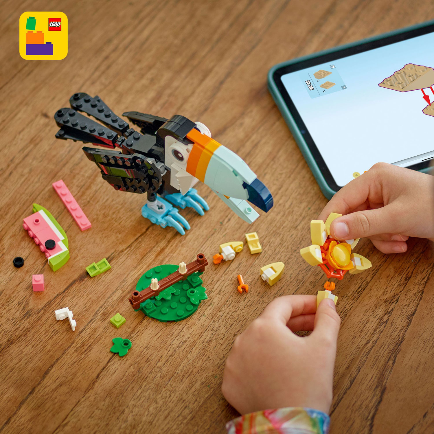 LEGO Creator : Les animaux sauvages : le toucan tropical - 225 pièces