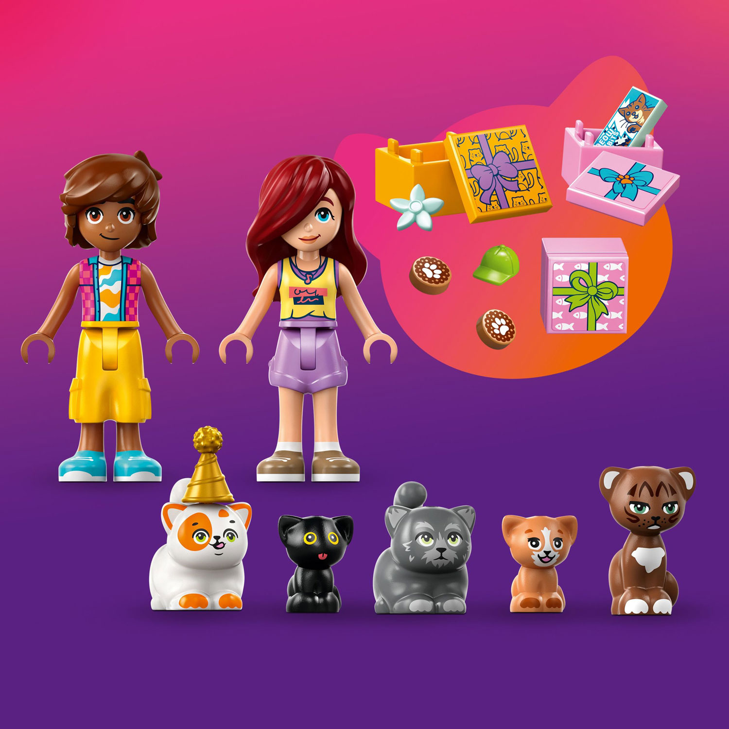 LEGO Friends : La fête d'anniversaire et l'arbre à chats - 321 pièces